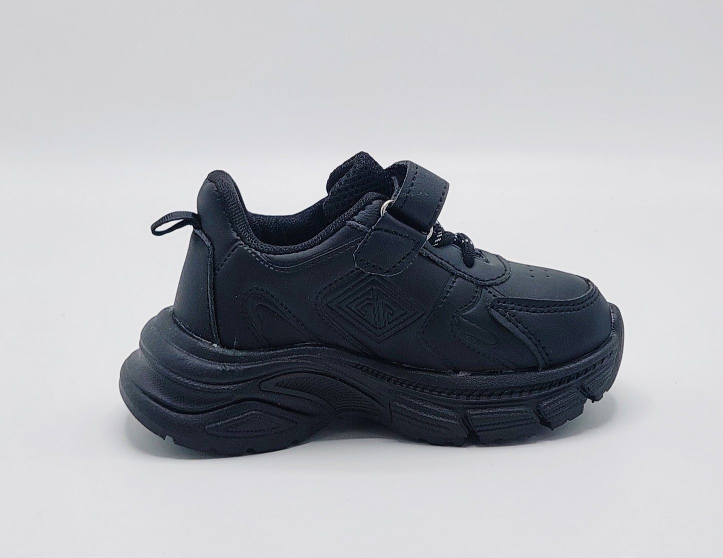 Premium Quality Soft Sole Black & White Sneakers for Kids - A28