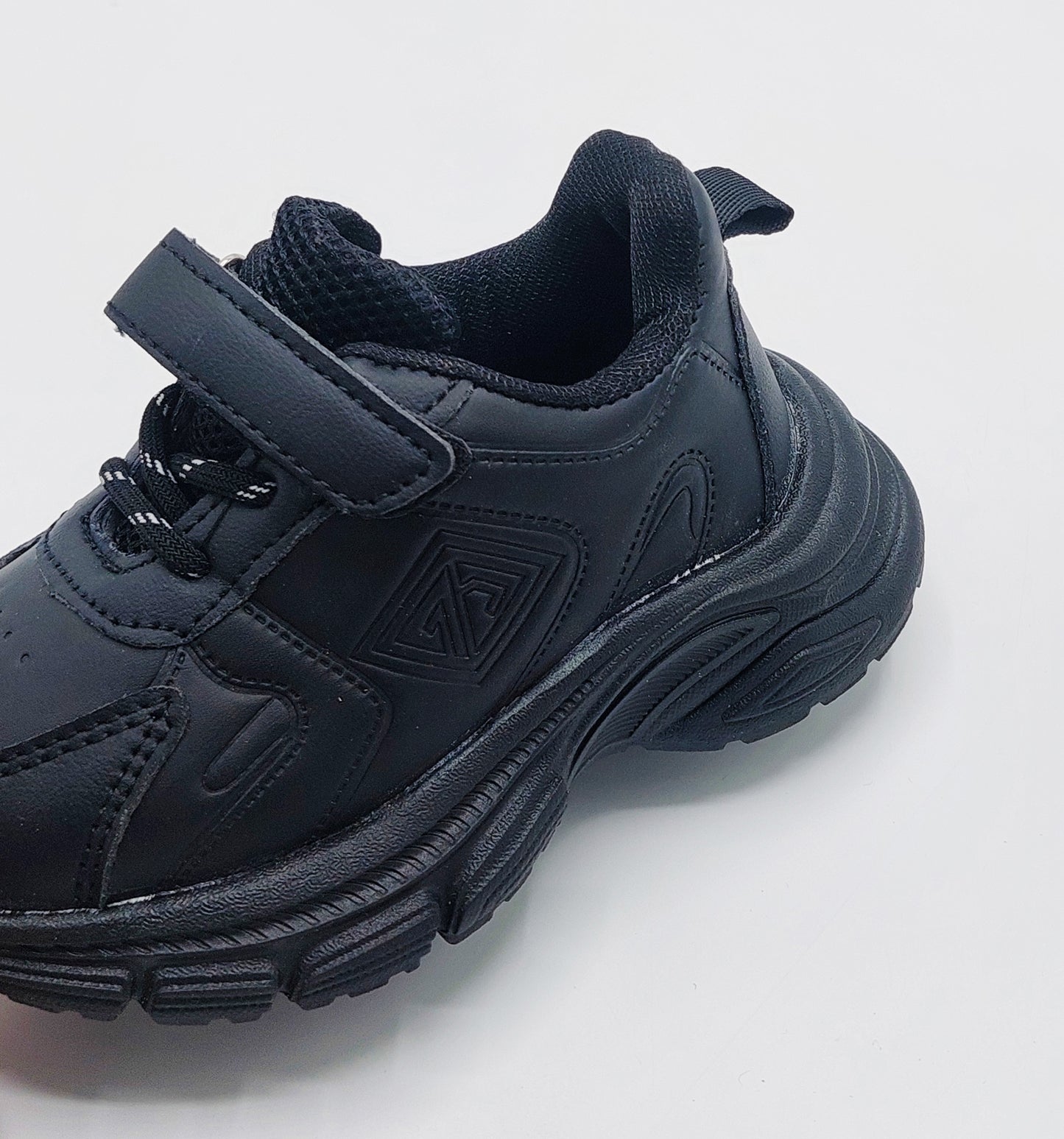 Premium Quality Soft Sole Black & White Sneakers for Kids - A28
