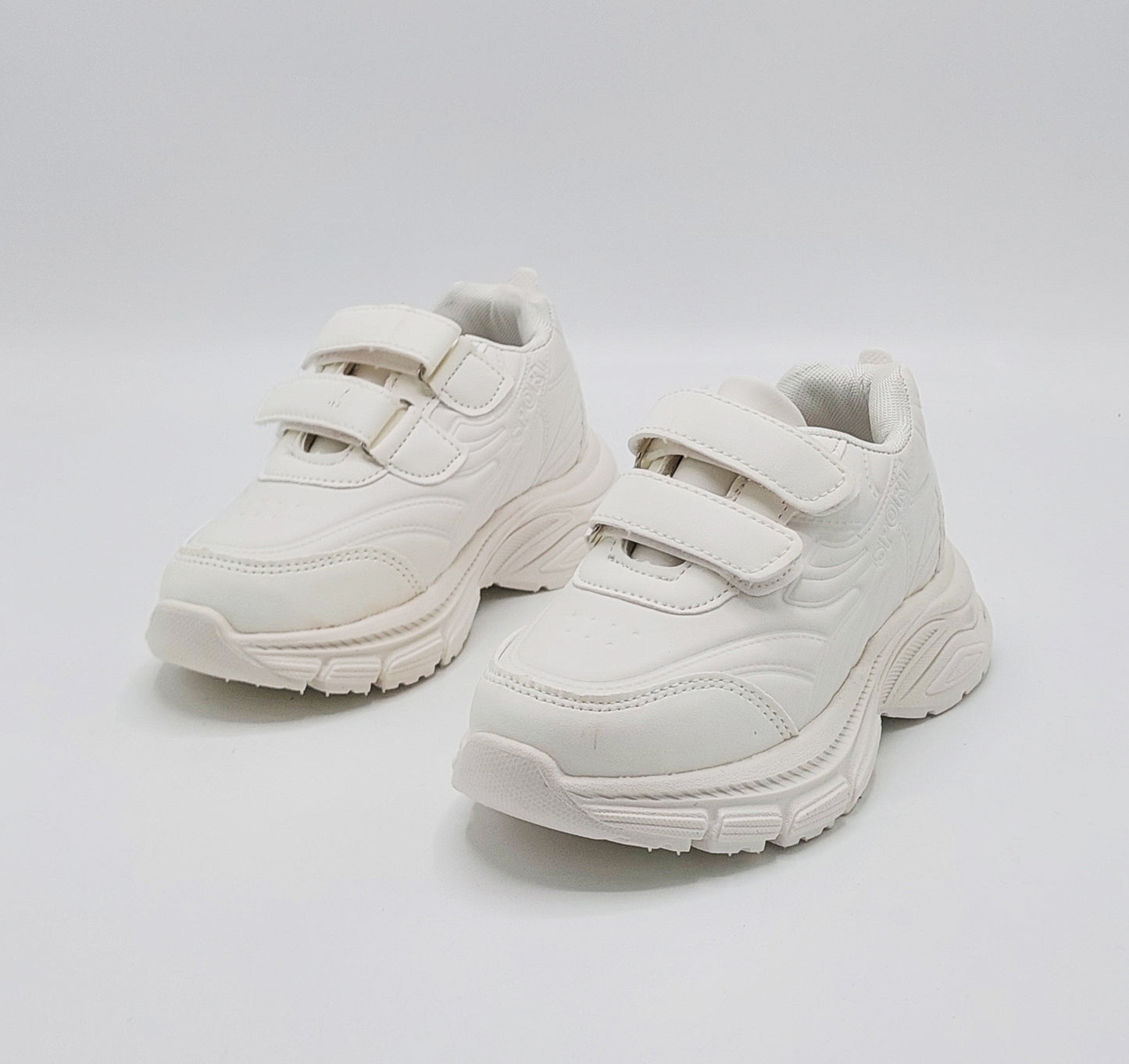 Premium Quality Soft Sole Black & White Sneakers for Kids - A29