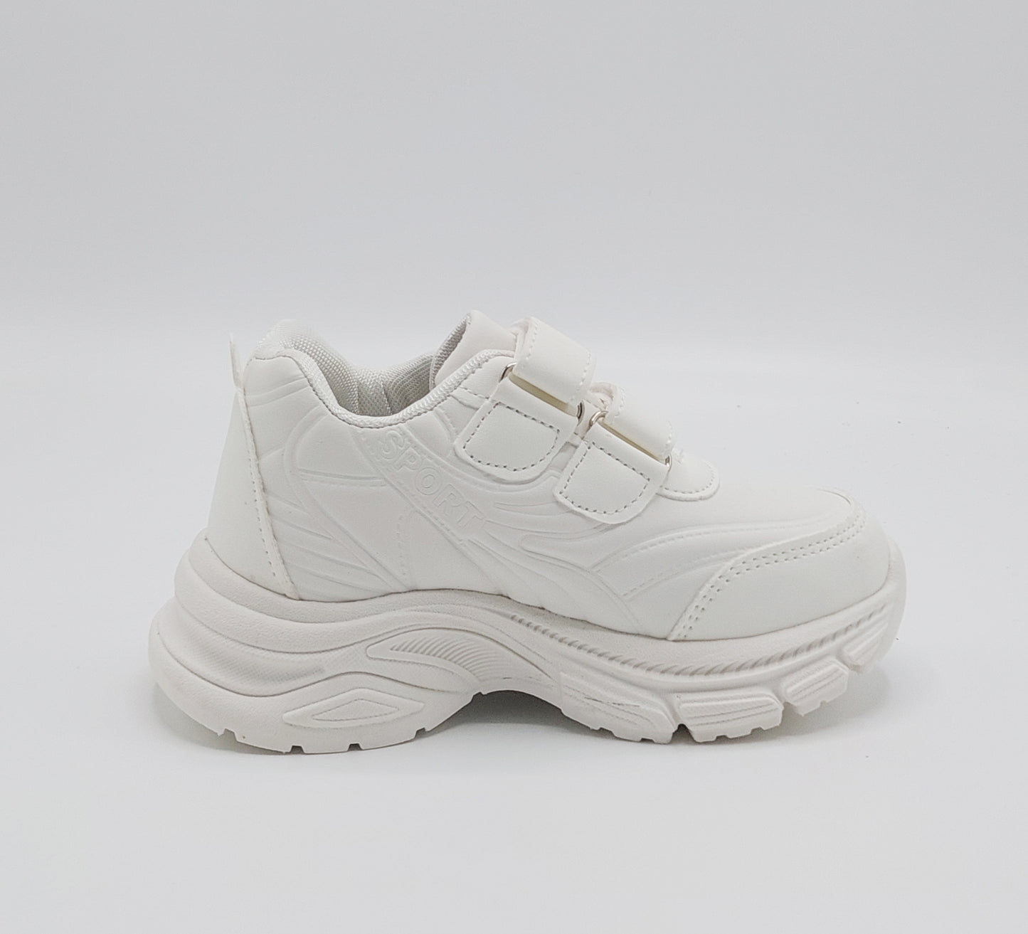 Premium Quality Soft Sole Black & White Sneakers for Kids - A29