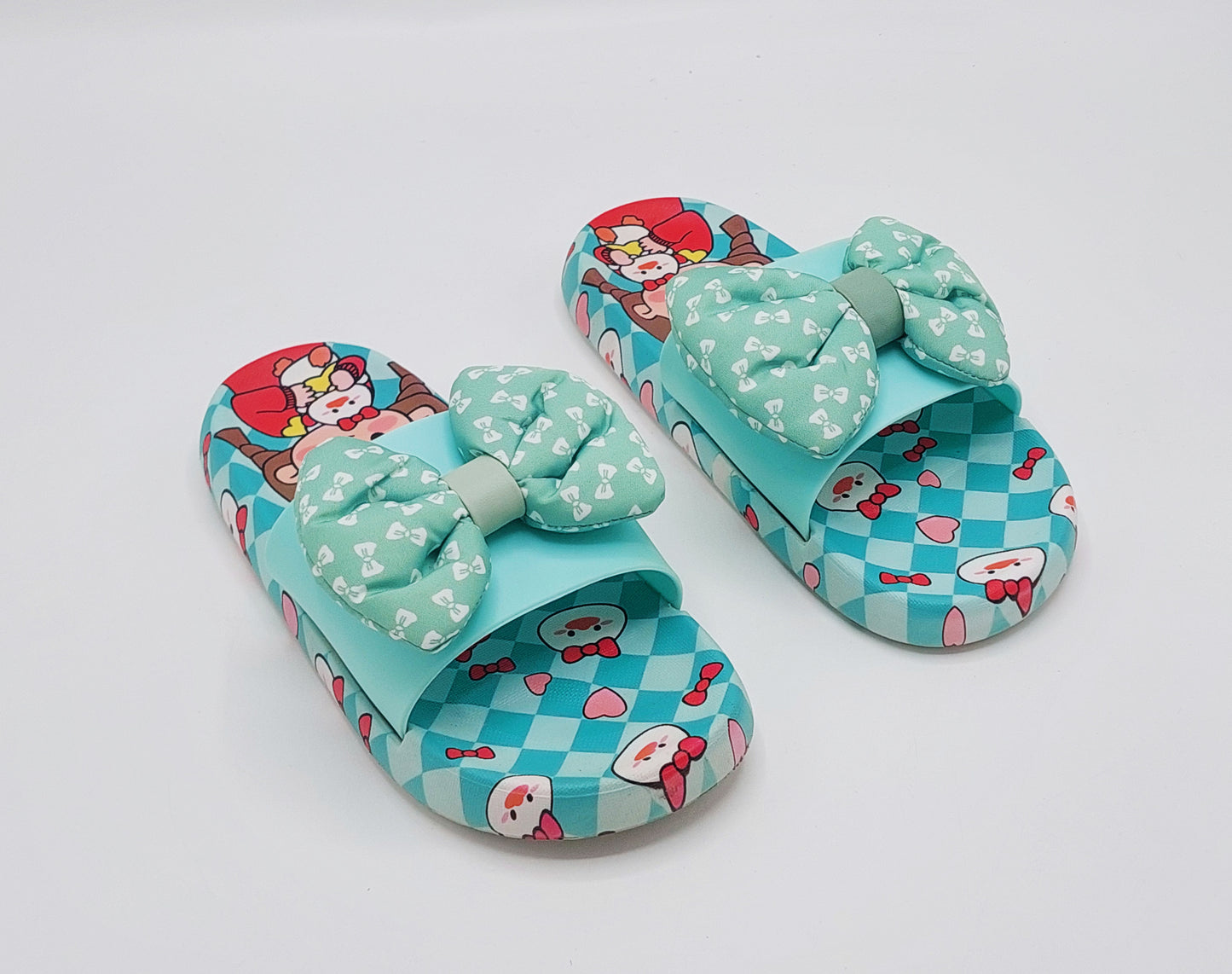 Beautiful Design Soft Sole Softies Slippers for Kids Girls - 2202