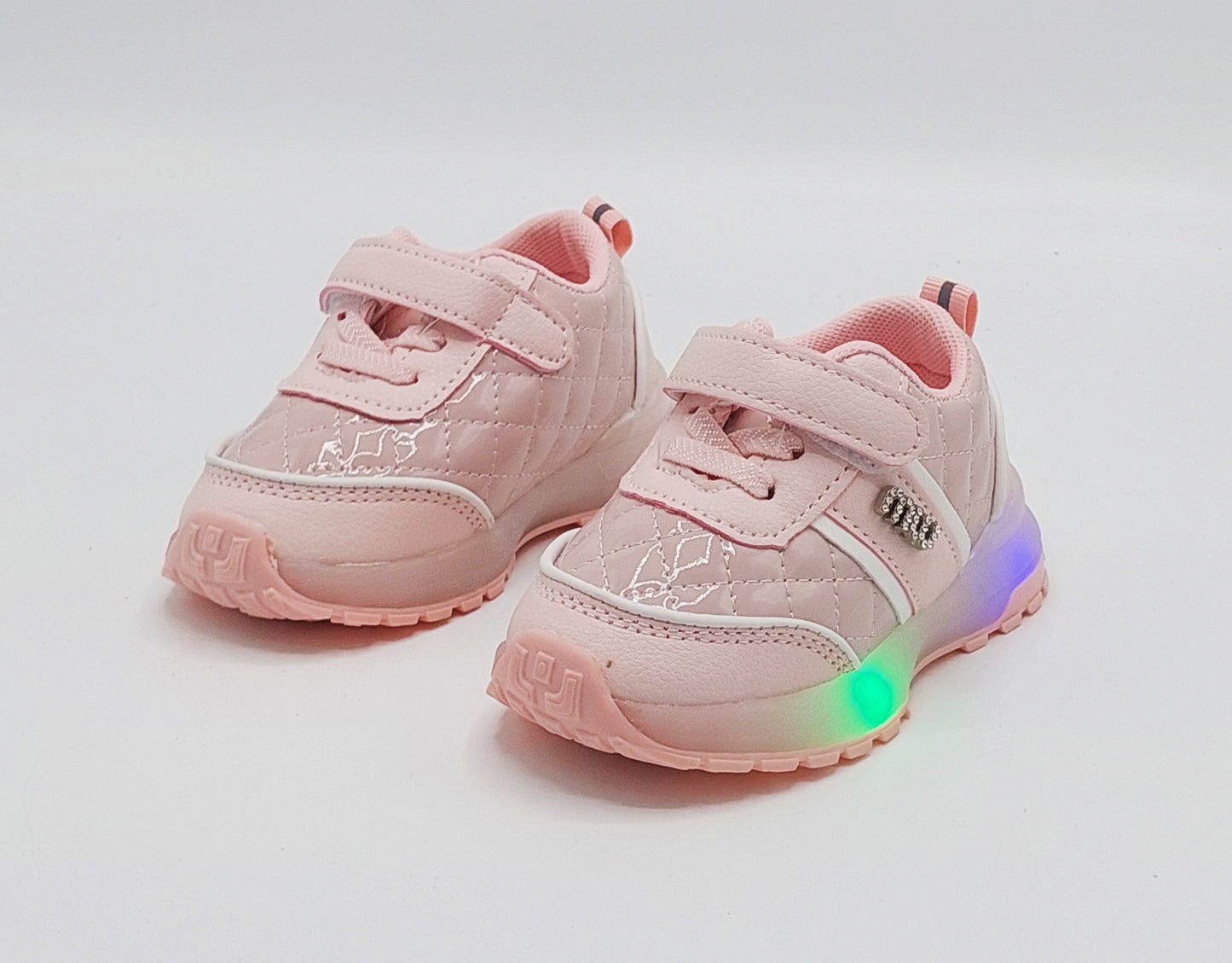 Lights in Sole Soft Trendy Look Sneakers Shoes for Kids - 3350