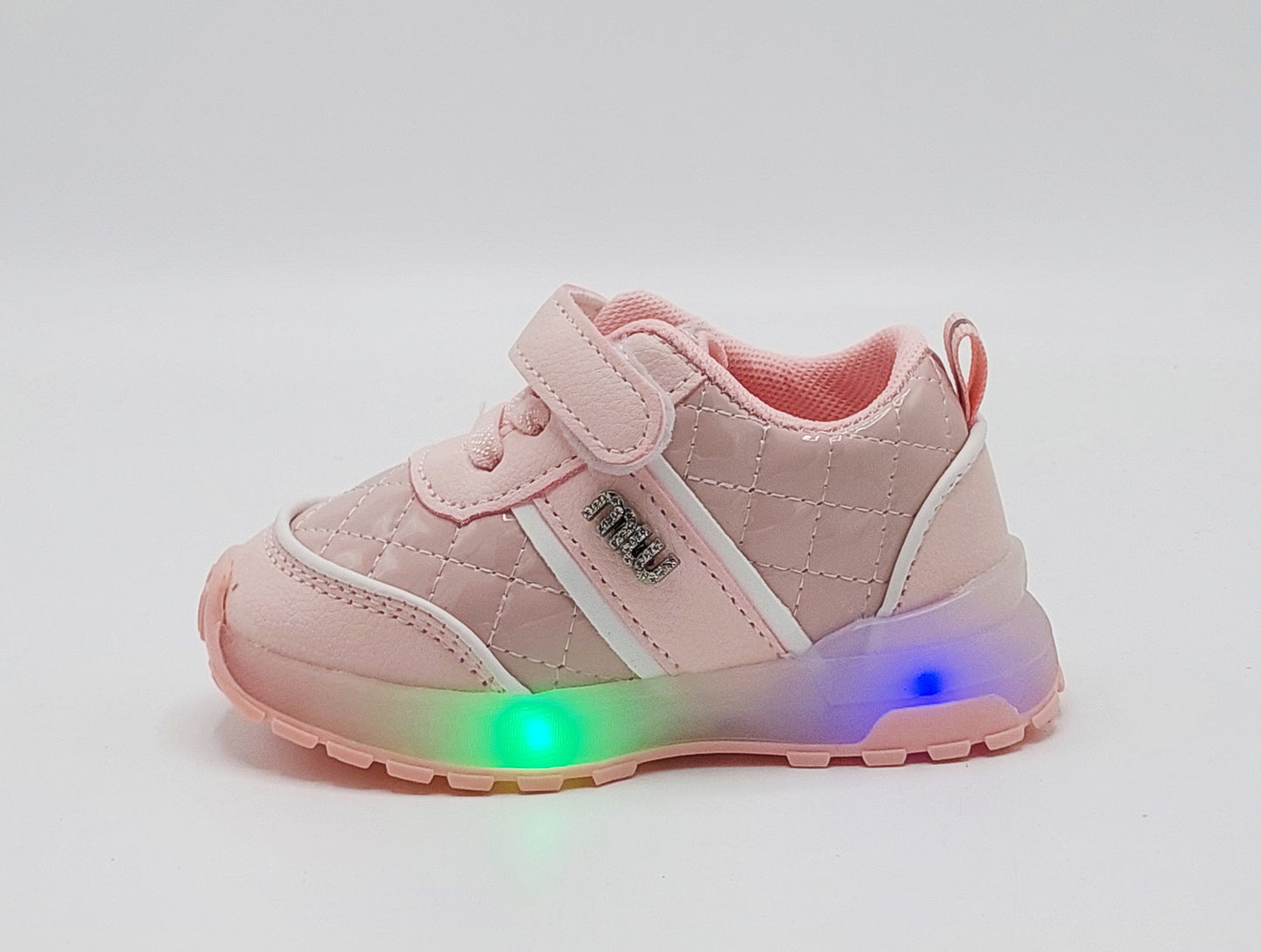 Lights in Sole Soft Trendy Look Sneakers Shoes for Kids - 3350