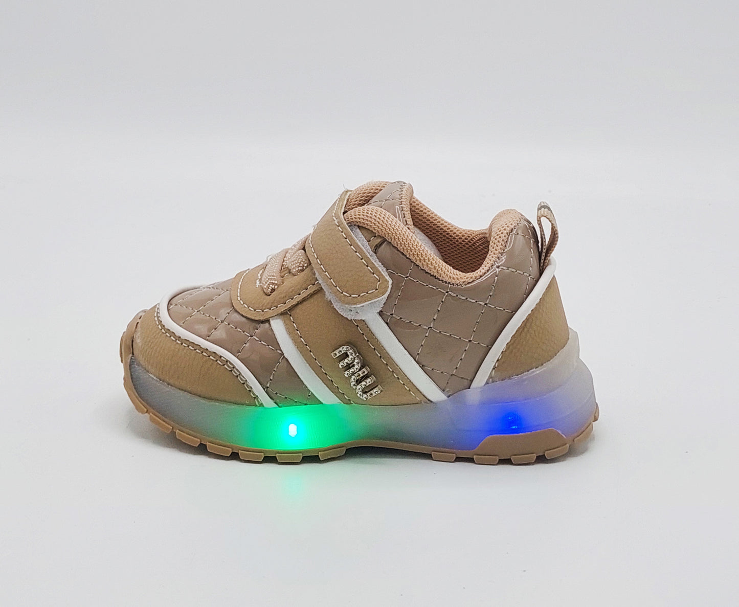 Lights in Sole Soft Trendy Look Sneakers Shoes for Kids - 3350