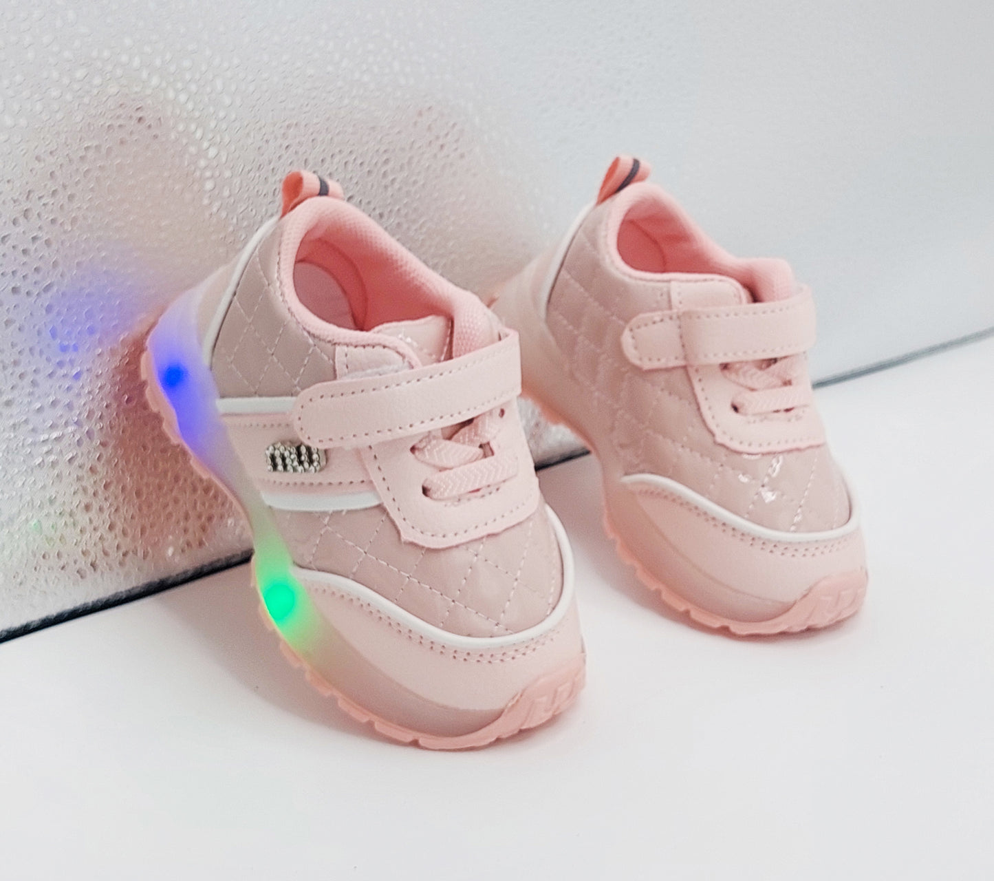 Lights in Sole Soft Trendy Look Sneakers Shoes for Kids - 3350