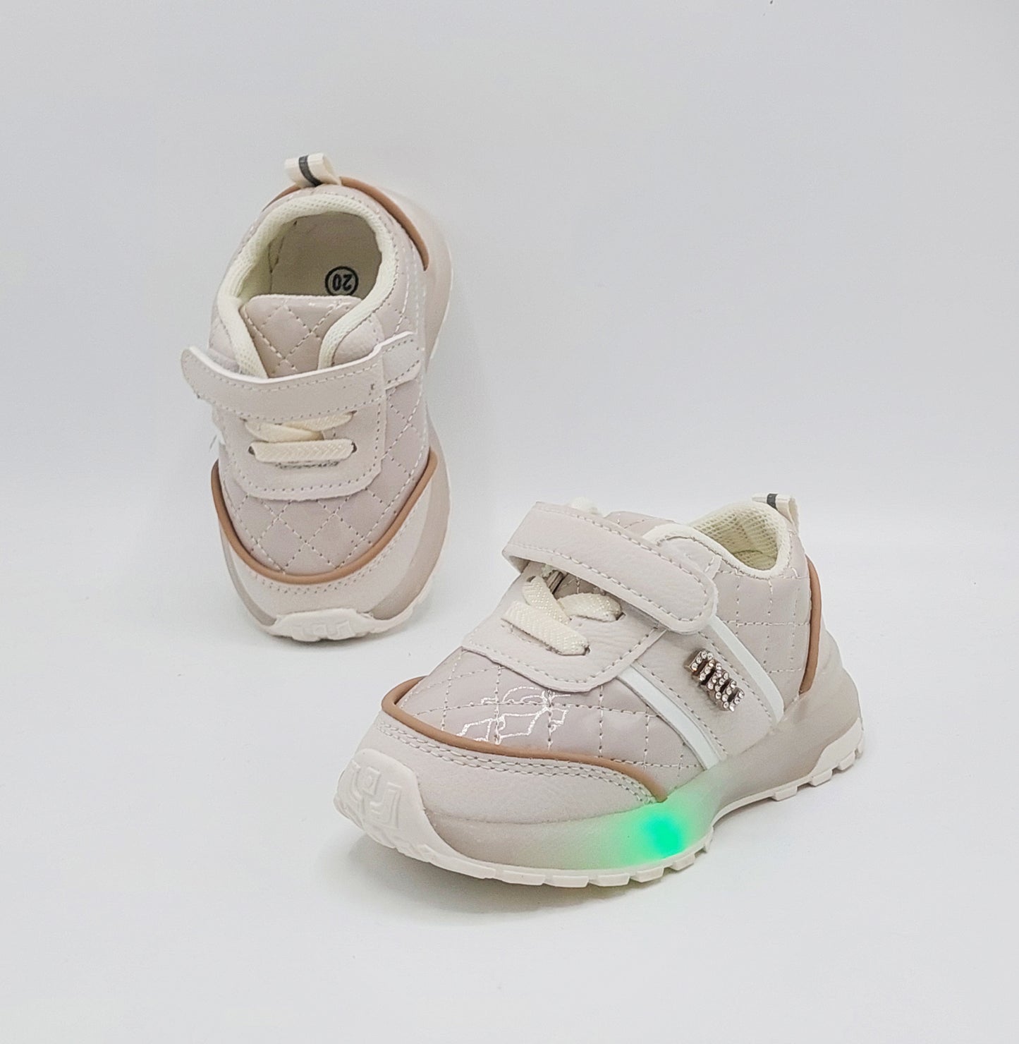 Lights in Sole Soft Trendy Look Sneakers Shoes for Kids - 3350