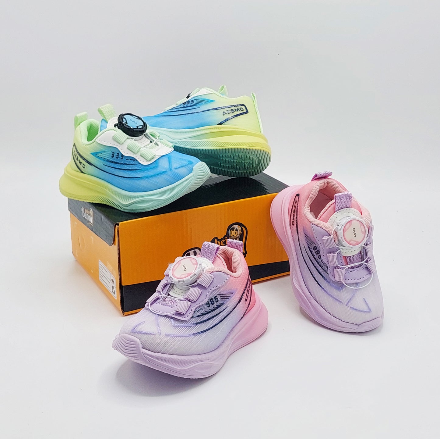 Premium Quality Light Weight Trendy Look Autolace Sneakers for kids - S65
