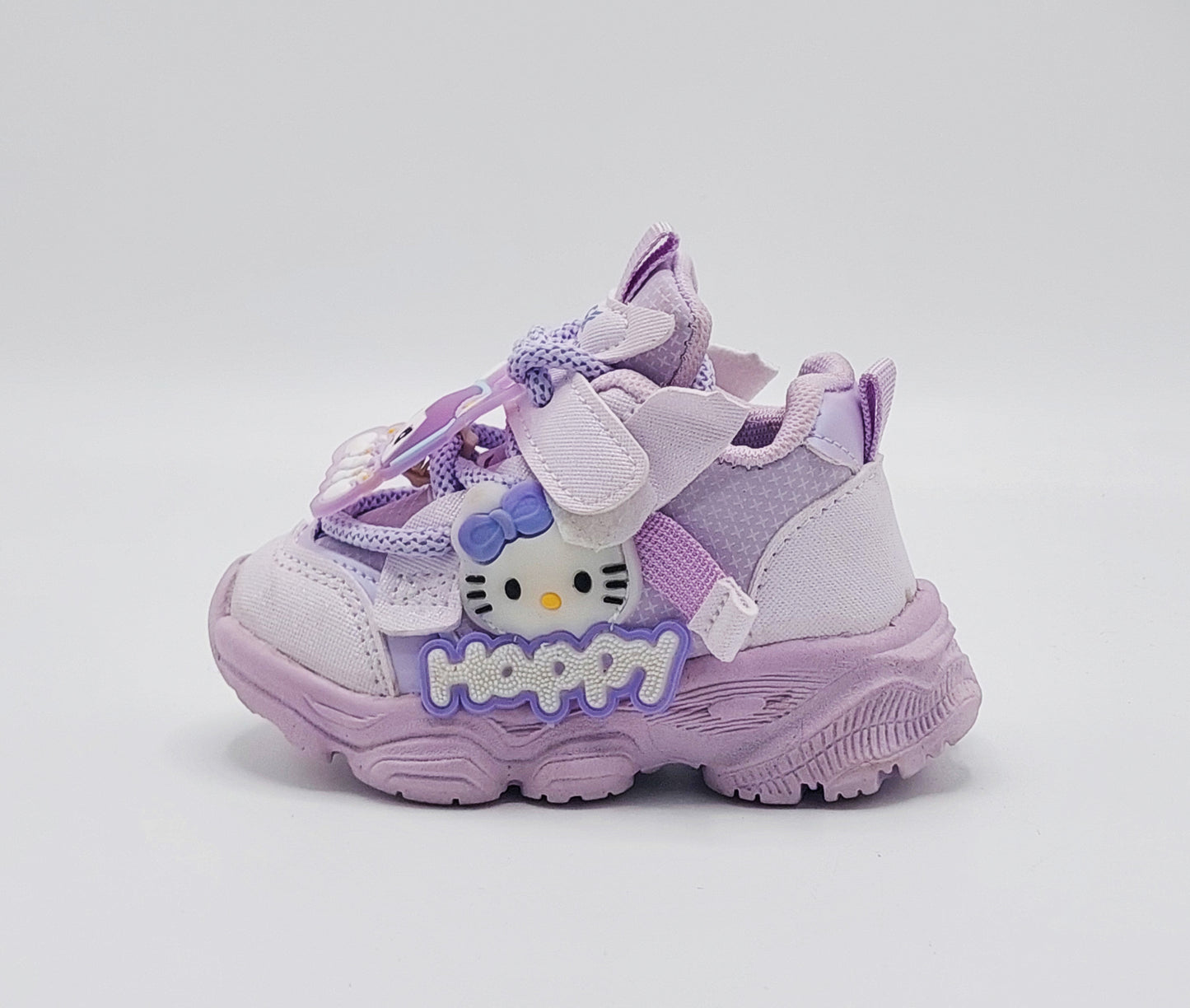 Kids Cute Design Soft Sole Sneakers with Detachable Toy - A695