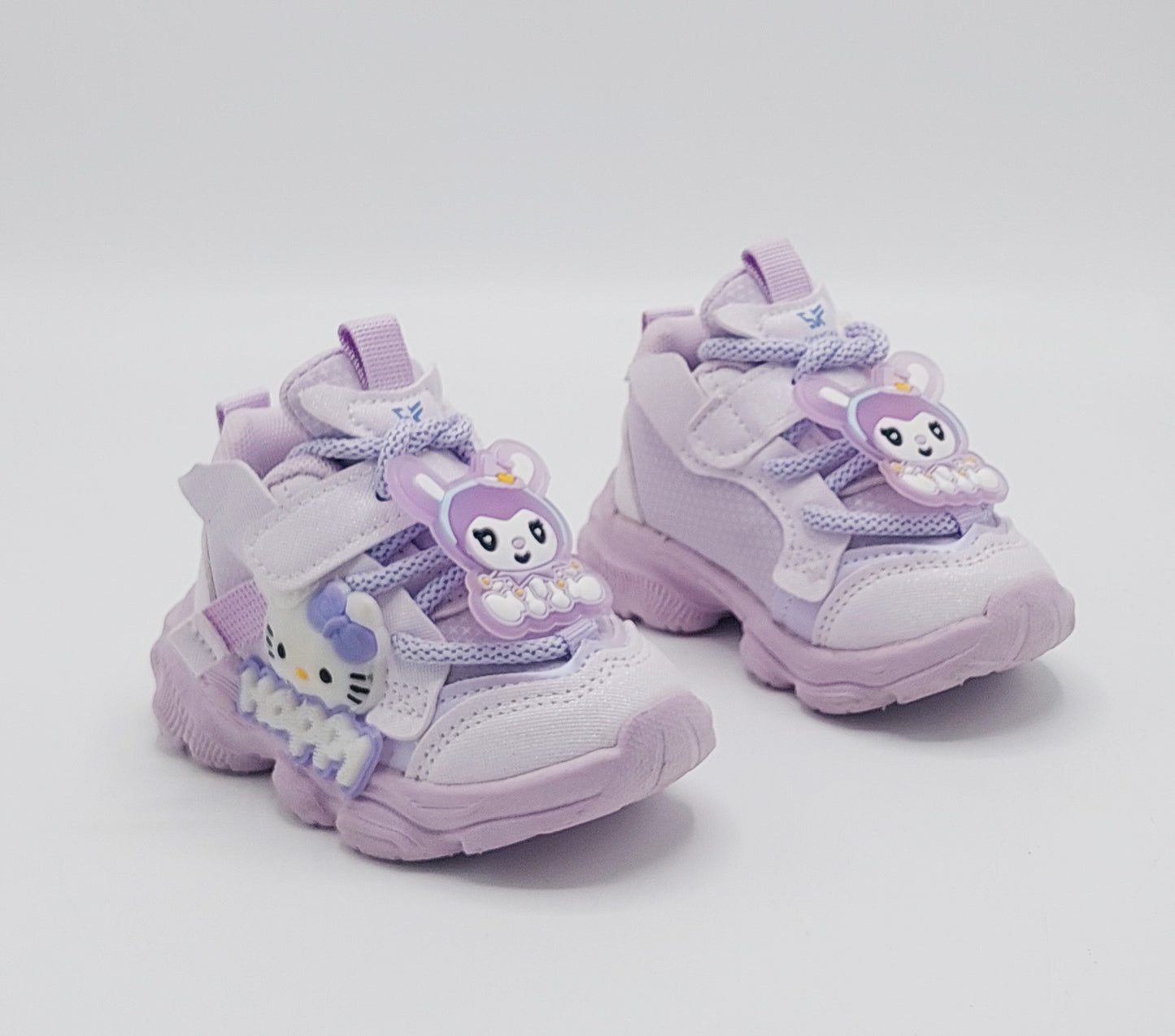 Kids Cute Design Soft Sole Sneakers with Detachable Toy - A695