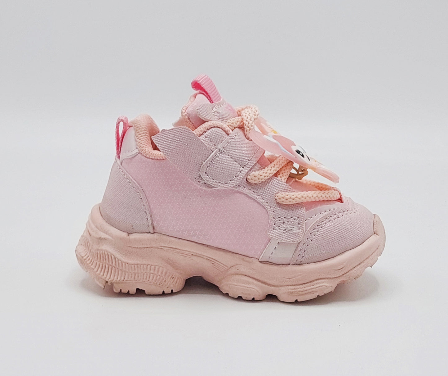 Kids Cute Design Soft Sole Sneakers with Detachable Toy - A695