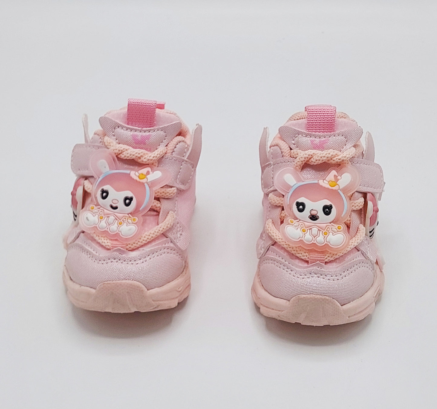 Kids Cute Design Soft Sole Sneakers with Detachable Toy - A695