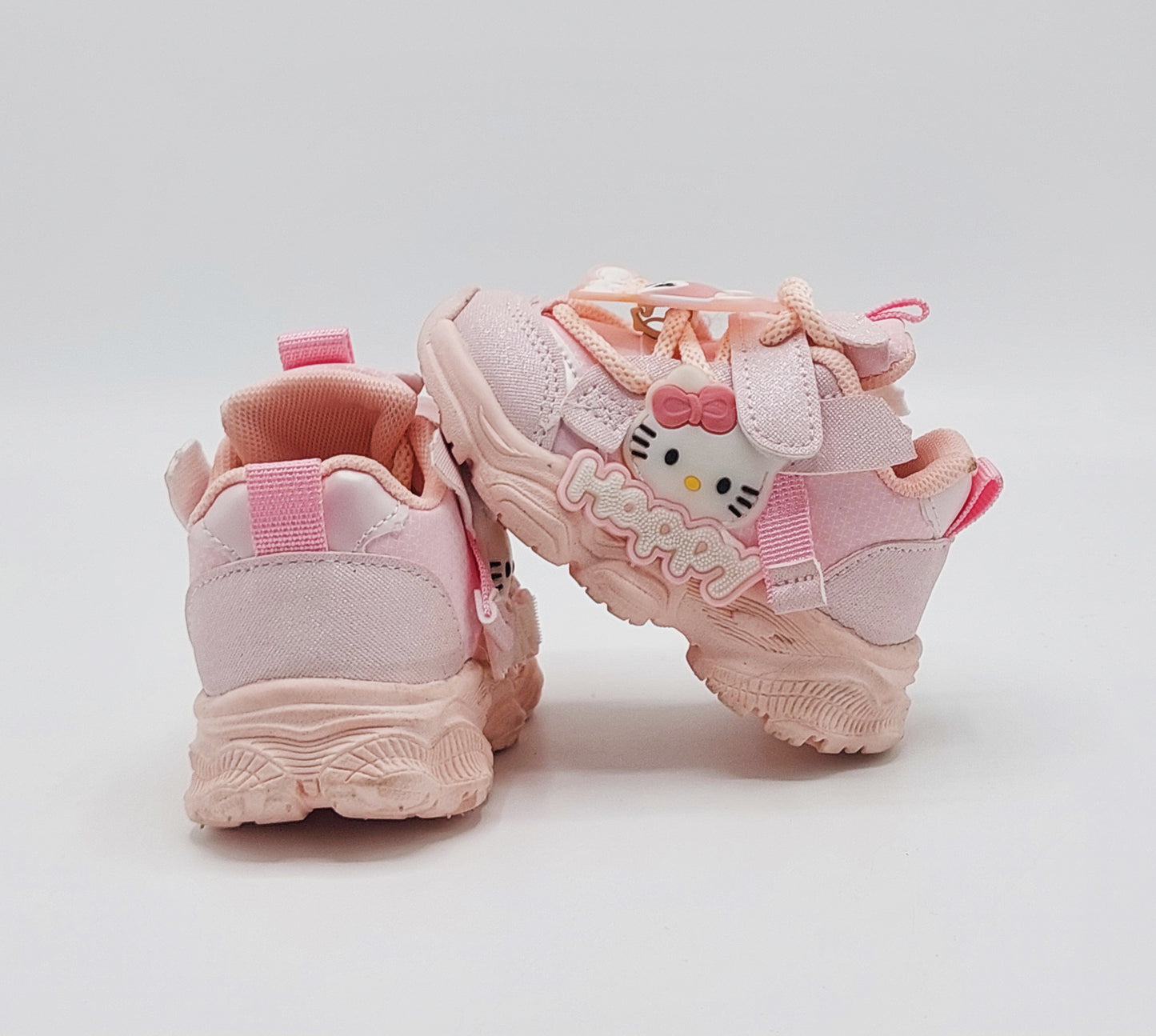 Kids Cute Design Soft Sole Sneakers with Detachable Toy - A695