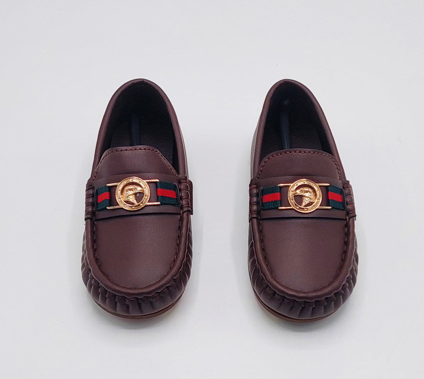 Premium Quality Classical Loafers for Kids - AHS2 (Dark Brown)