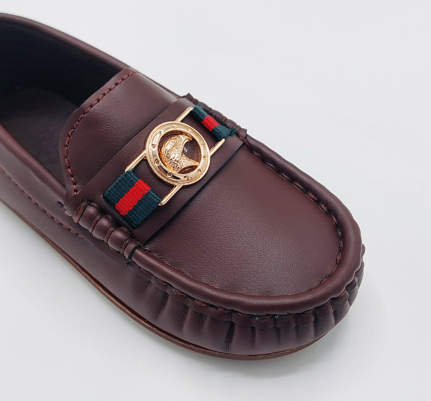 Premium Quality Classical Loafers for Kids - AHS2 (Dark Brown)