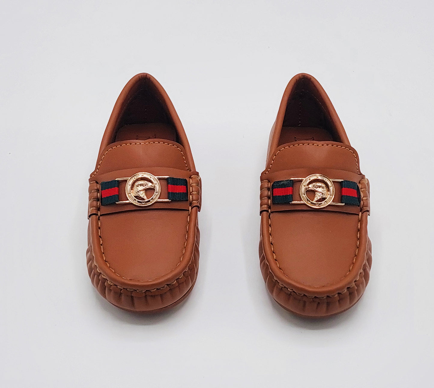 Premium Quality Classical Loafers for Kids - AHS2 (Brown)