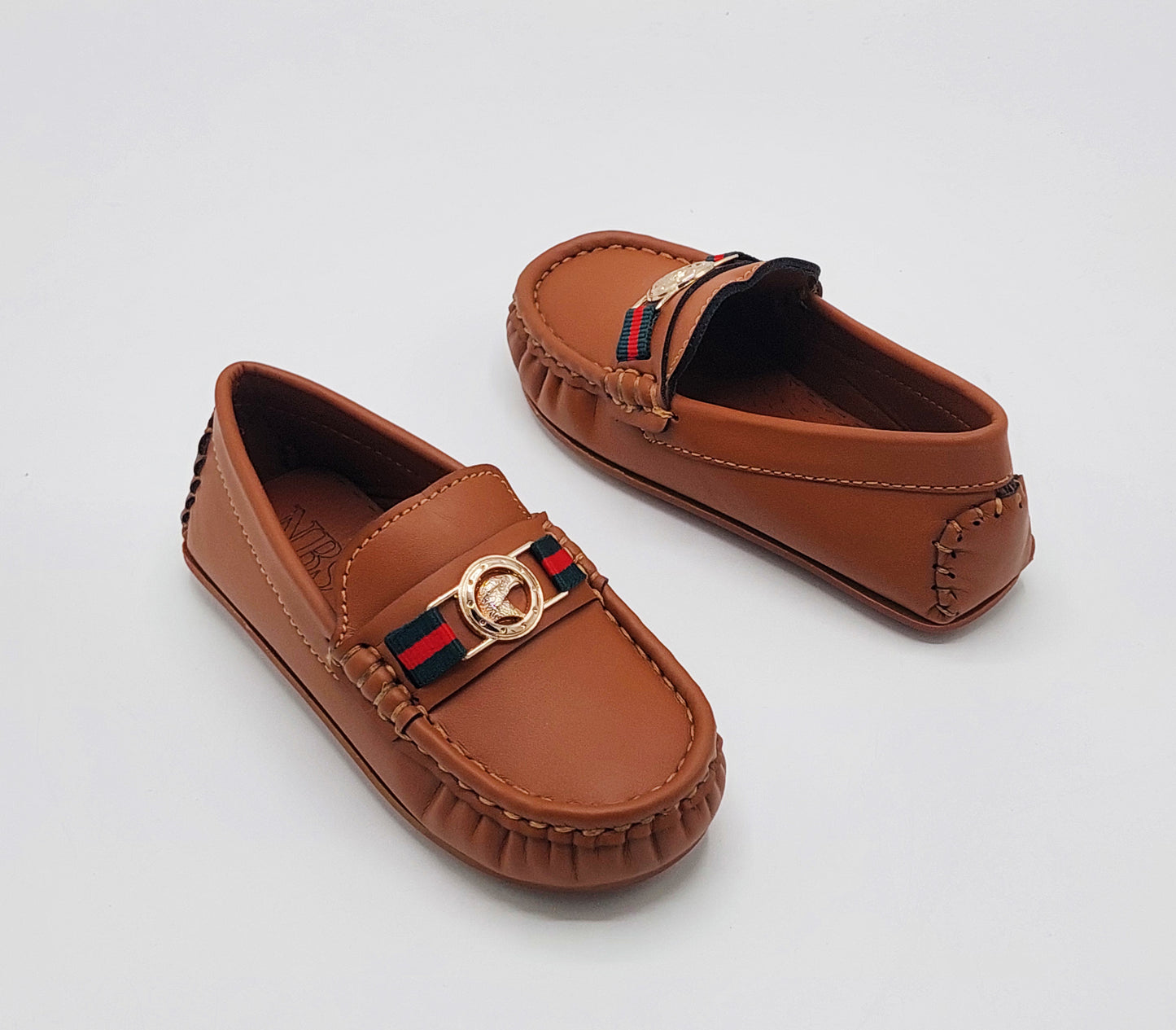 Premium Quality Classical Loafers for Kids - AHS2 (Brown)