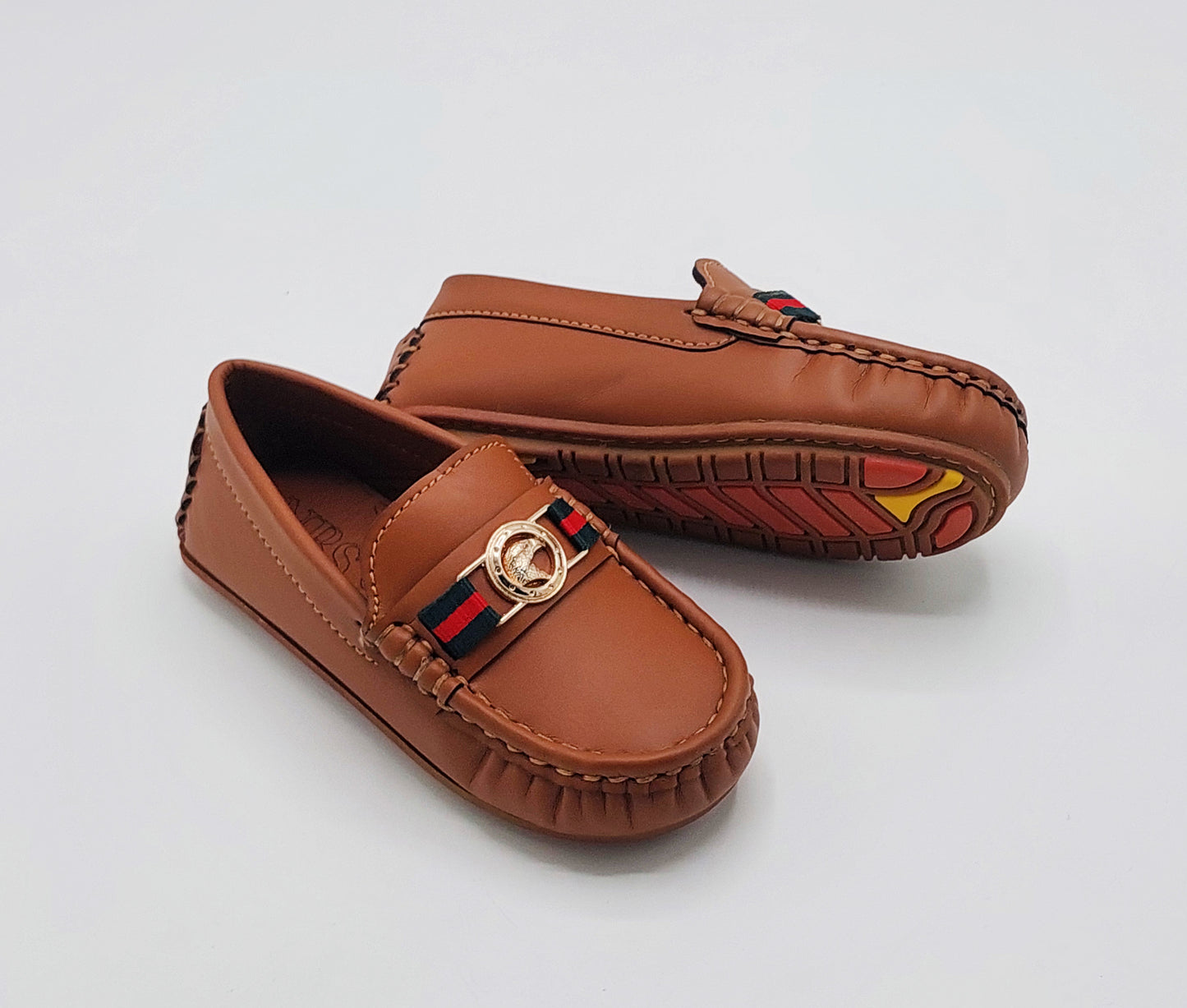 Premium Quality Classical Loafers for Kids - AHS2 (Brown)