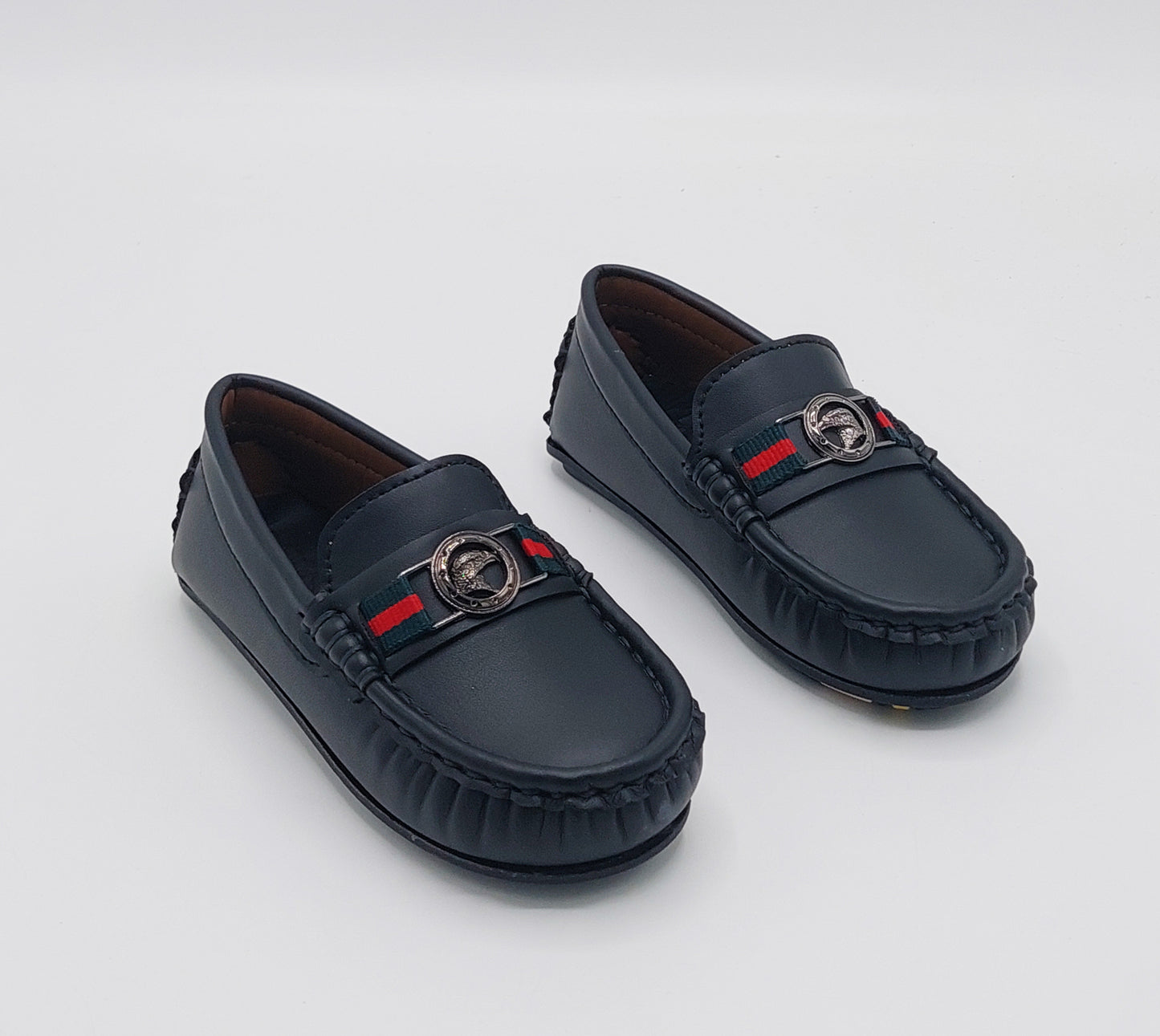 Premium Quality Classical Loafers for Kids - AHS2 (Black)