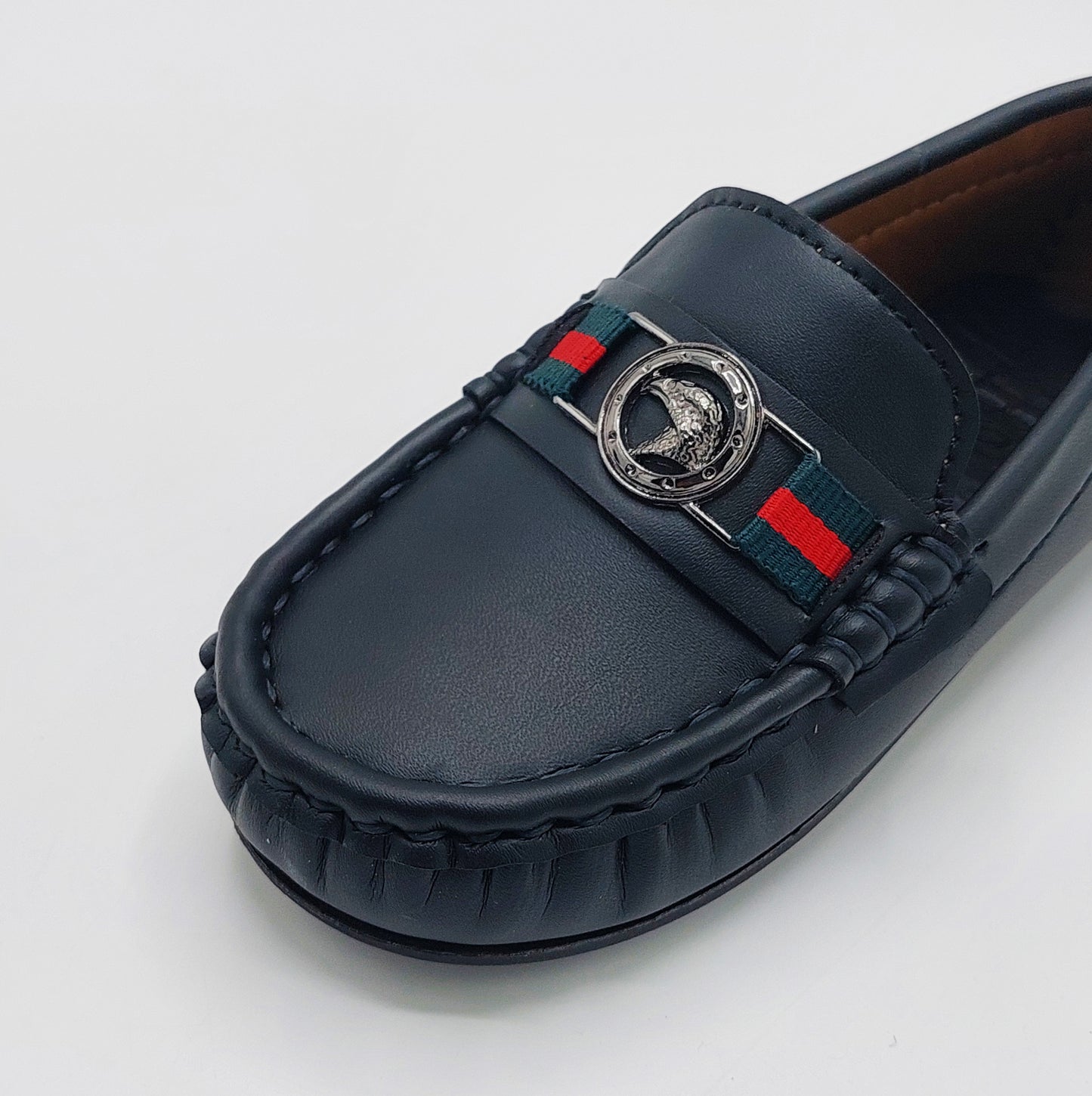 Premium Quality Classical Loafers for Kids - AHS2 (Black)