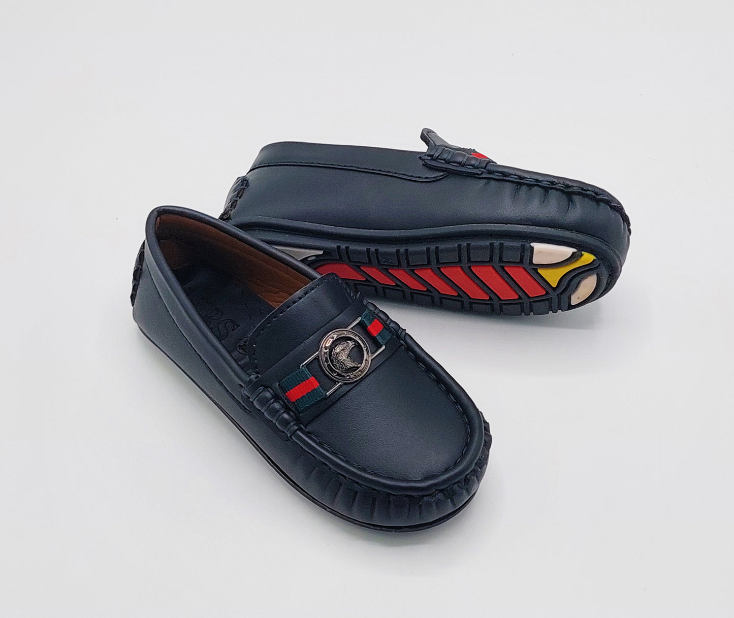 Premium Quality Classical Loafers for Kids - AHS2 (Black)