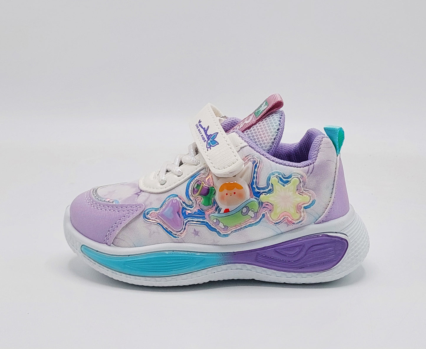 Touch Lights Cute Doll Design Sneakers for Kids - 808