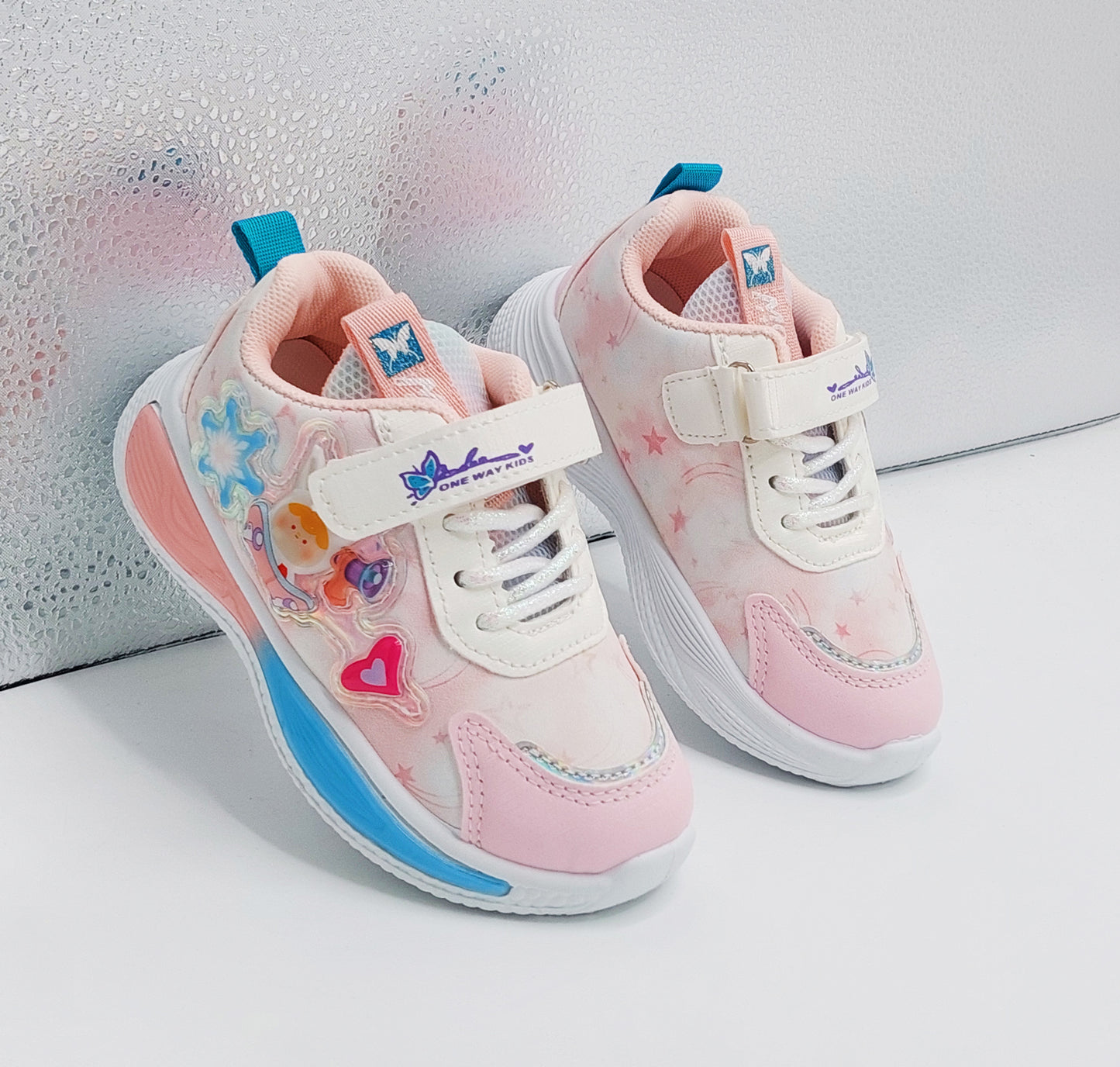 Touch Lights Cute Doll Design Sneakers for Kids - 808