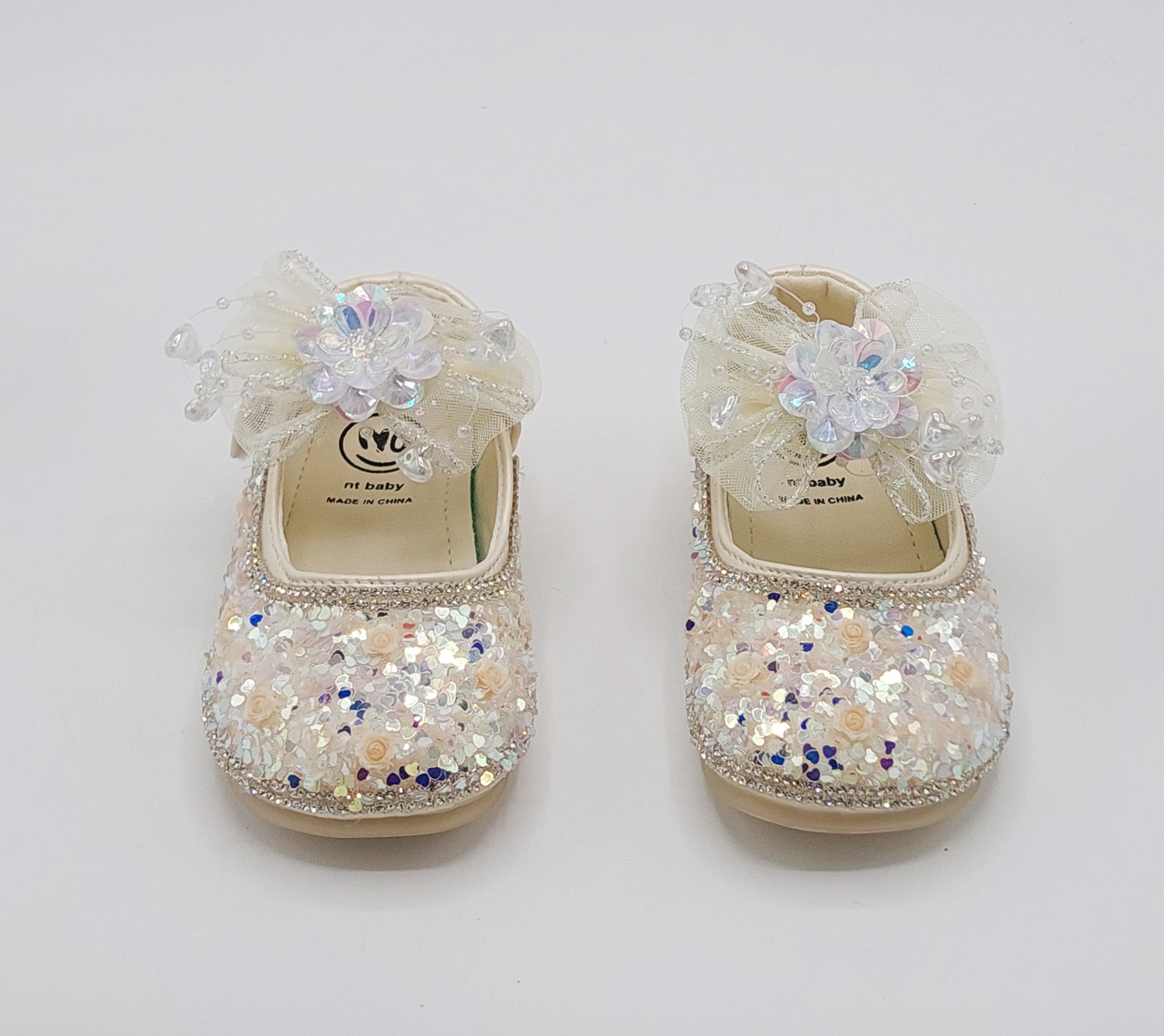 Beautiful Design Fancy Wedding Pumps for Kids Girls - JK113