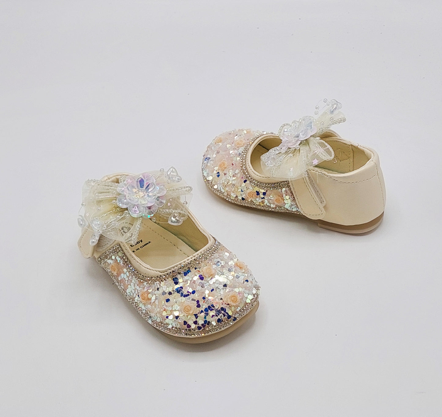 Beautiful Design Fancy Wedding Pumps for Kids Girls - JK113