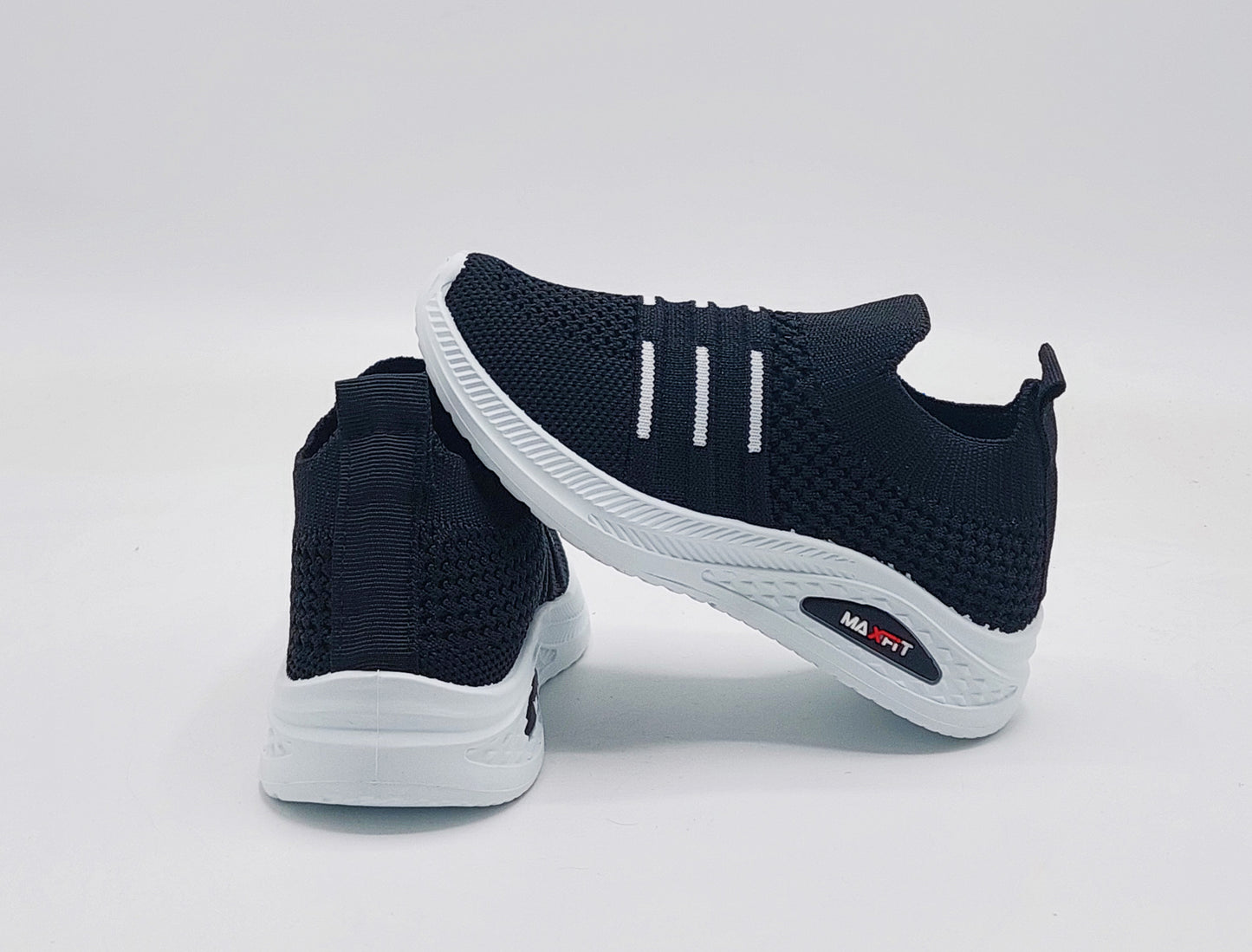 Easy To Wear Soft Comfortable Skechers for Kids - FMX06 (Black)