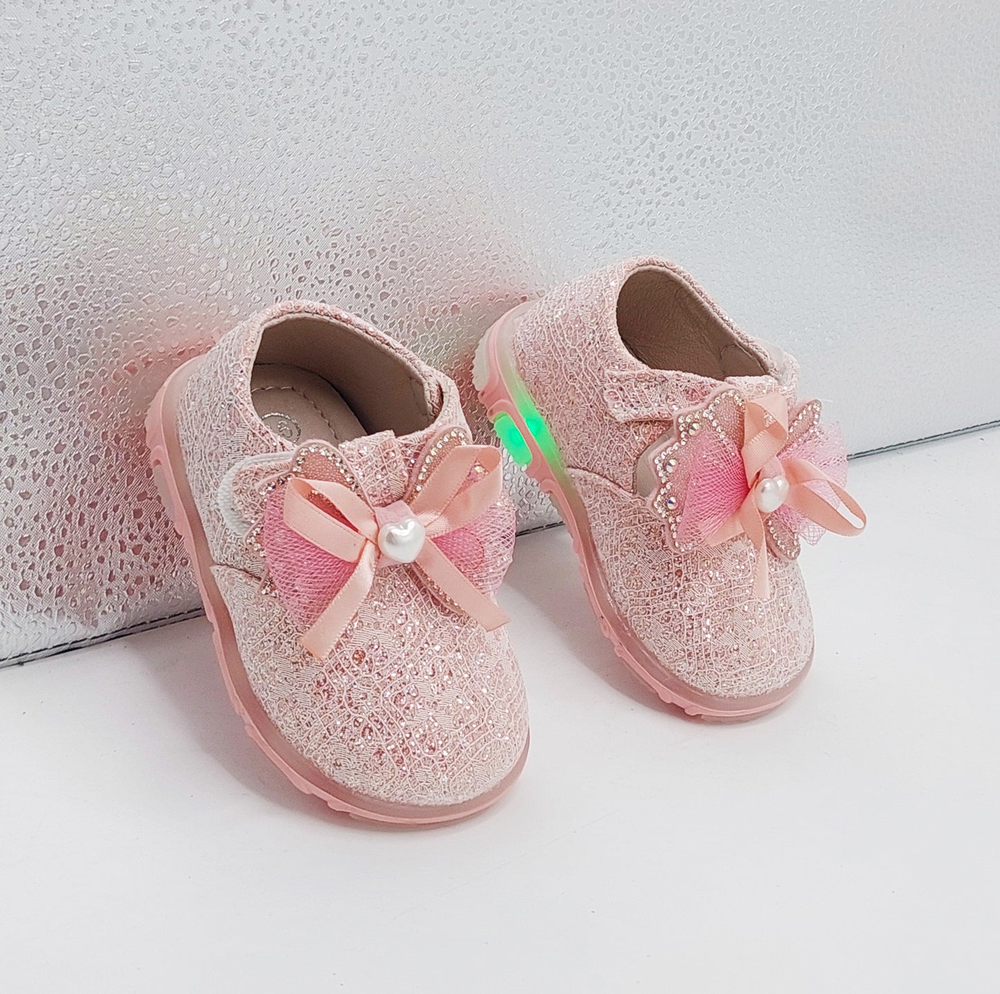 Lights in Sole Beautiful Design Pumps Shoes for Kids girls - 117