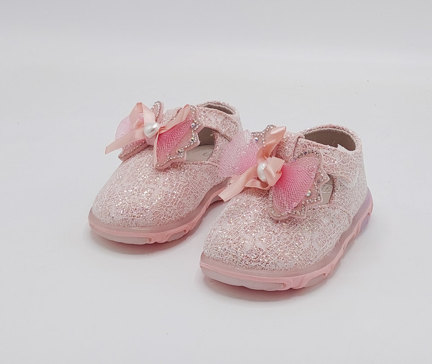 Lights in Sole Beautiful Design Pumps Shoes for Kids girls - 117