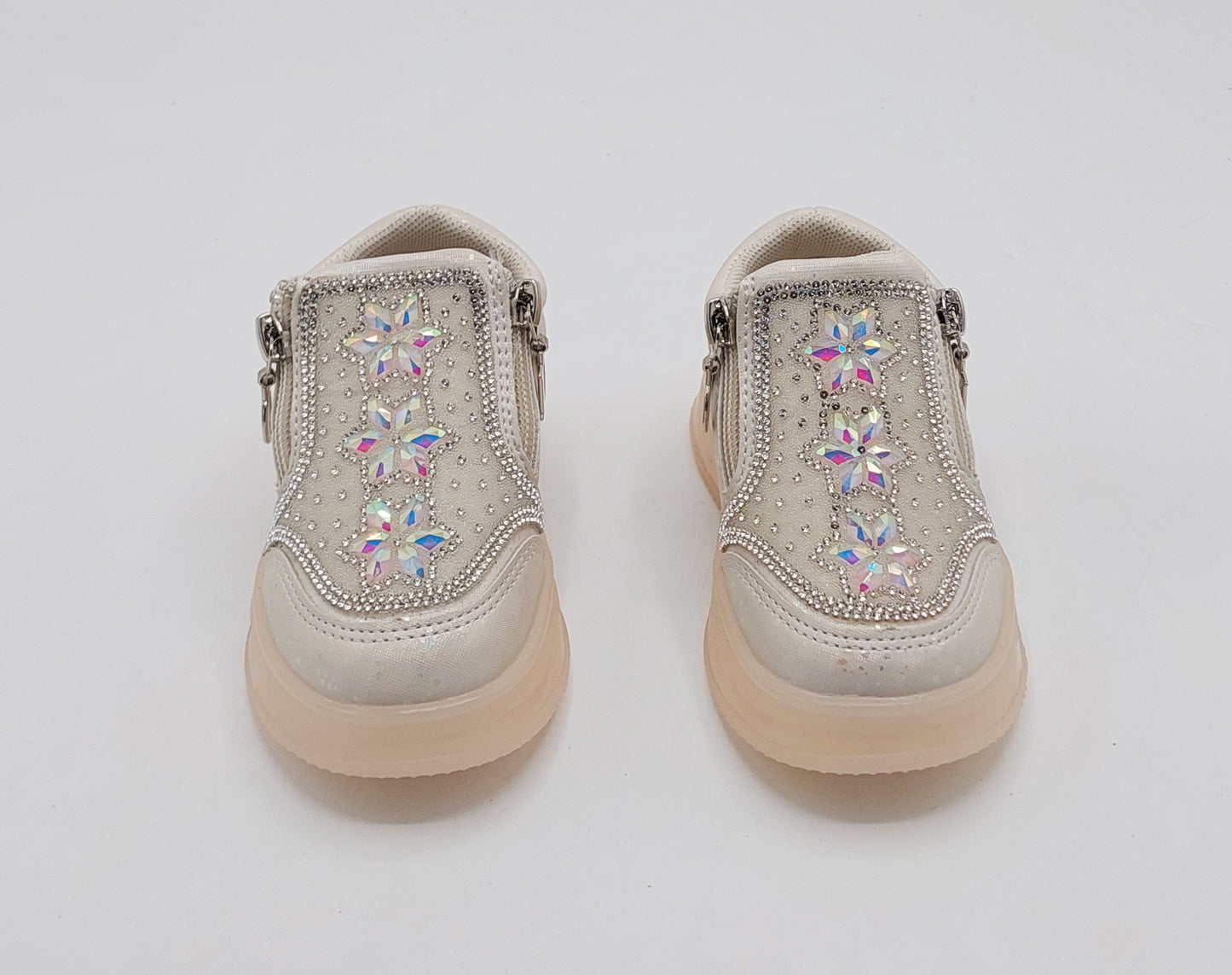 Kids Girls Beautiful Fancy Design Shoes with Lights in Sole - TK01