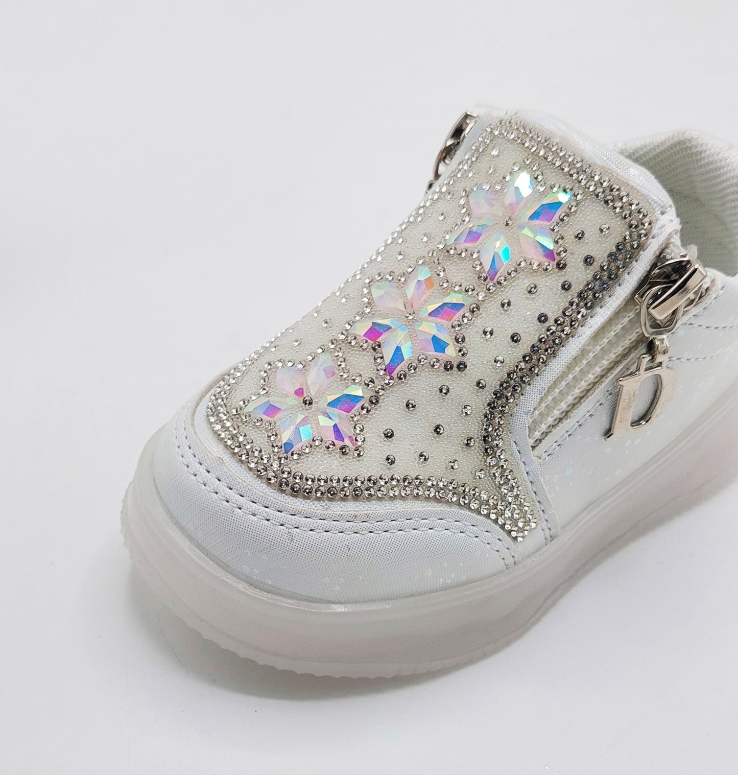 Kids Girls Beautiful Fancy Design Shoes with Lights in Sole - TK01