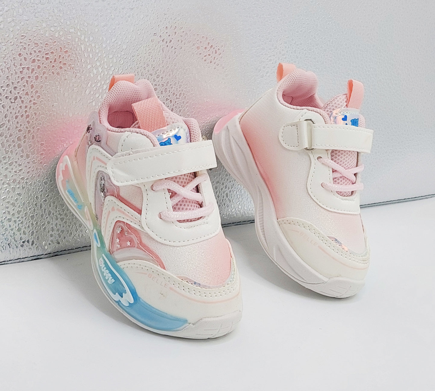 Premium Quality Soft Sole Fancy Design Sneakers for Kids girls - UM04