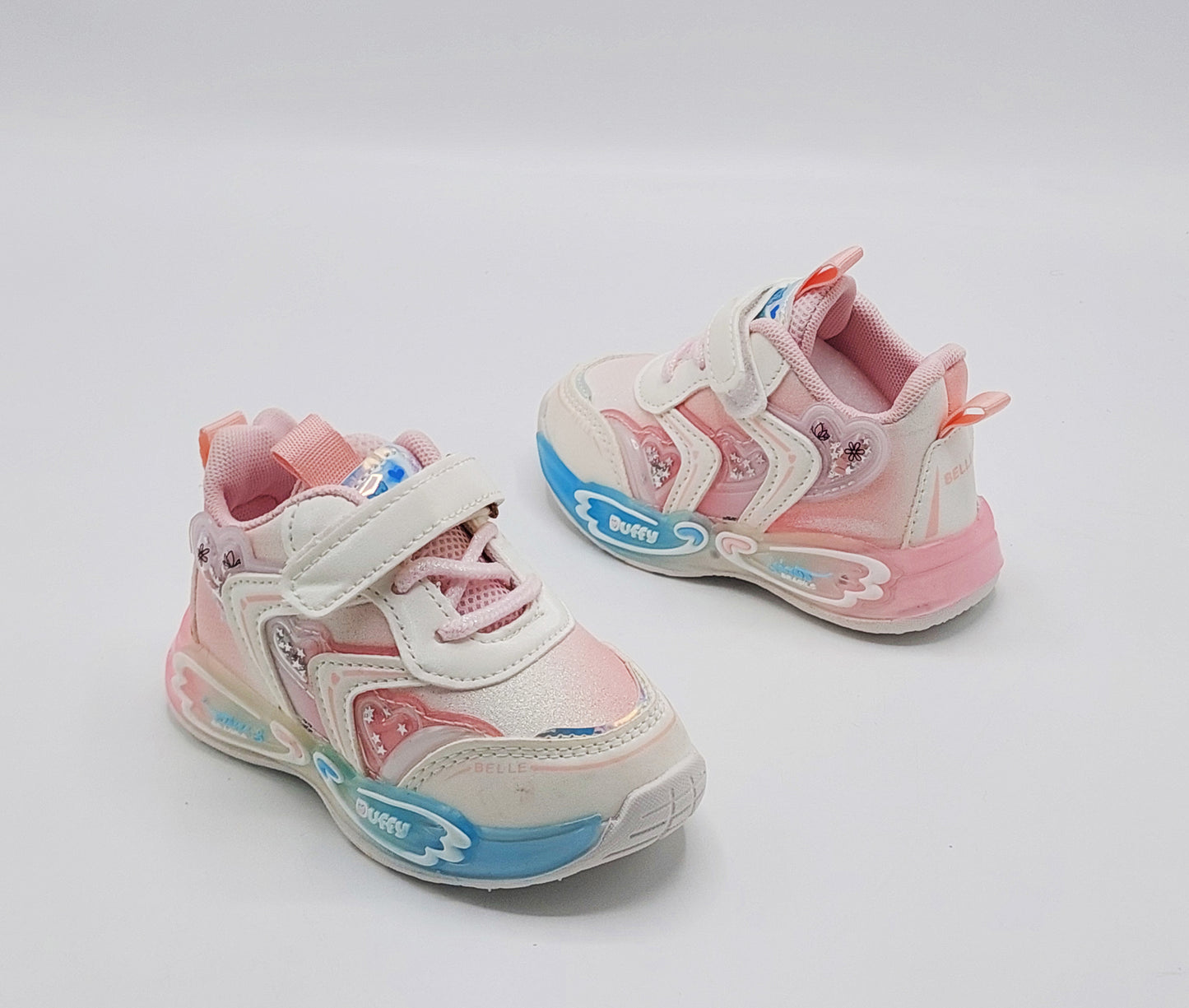 Premium Quality Soft Sole Fancy Design Sneakers for Kids girls - UM04