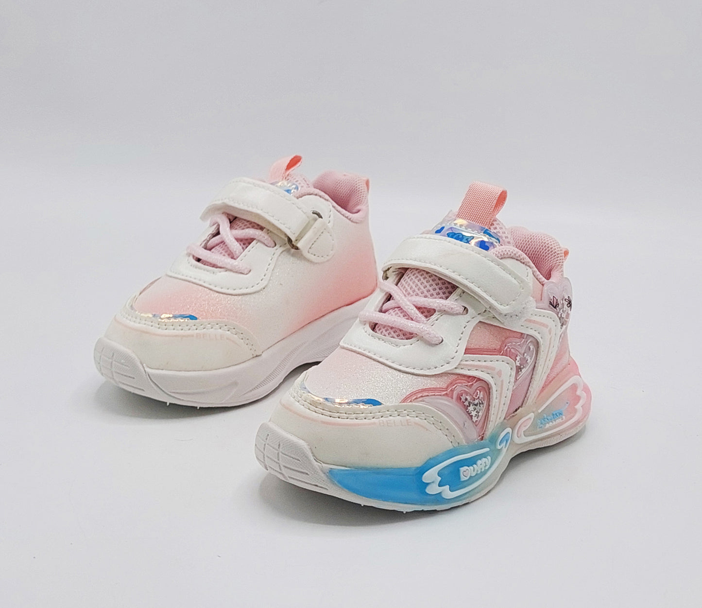 Premium Quality Soft Sole Fancy Design Sneakers for Kids girls - UM04