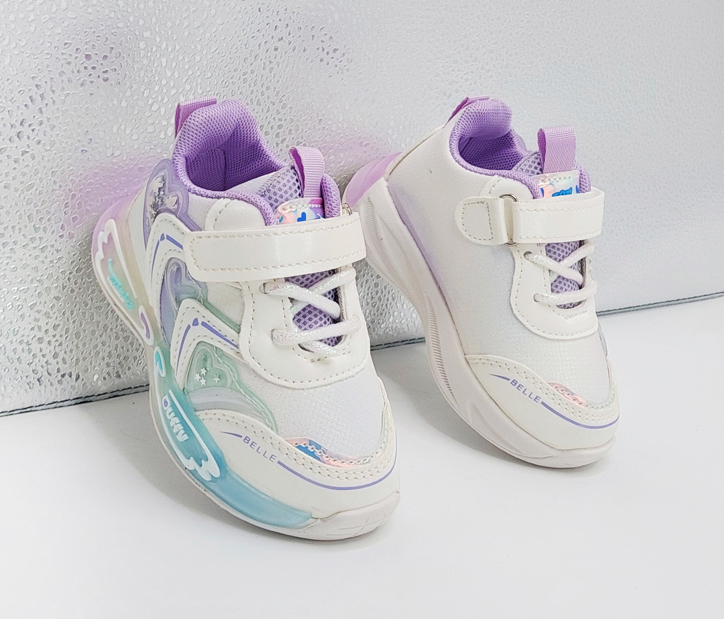 Premium Quality Soft Sole Fancy Design Sneakers for Kids girls - UM04