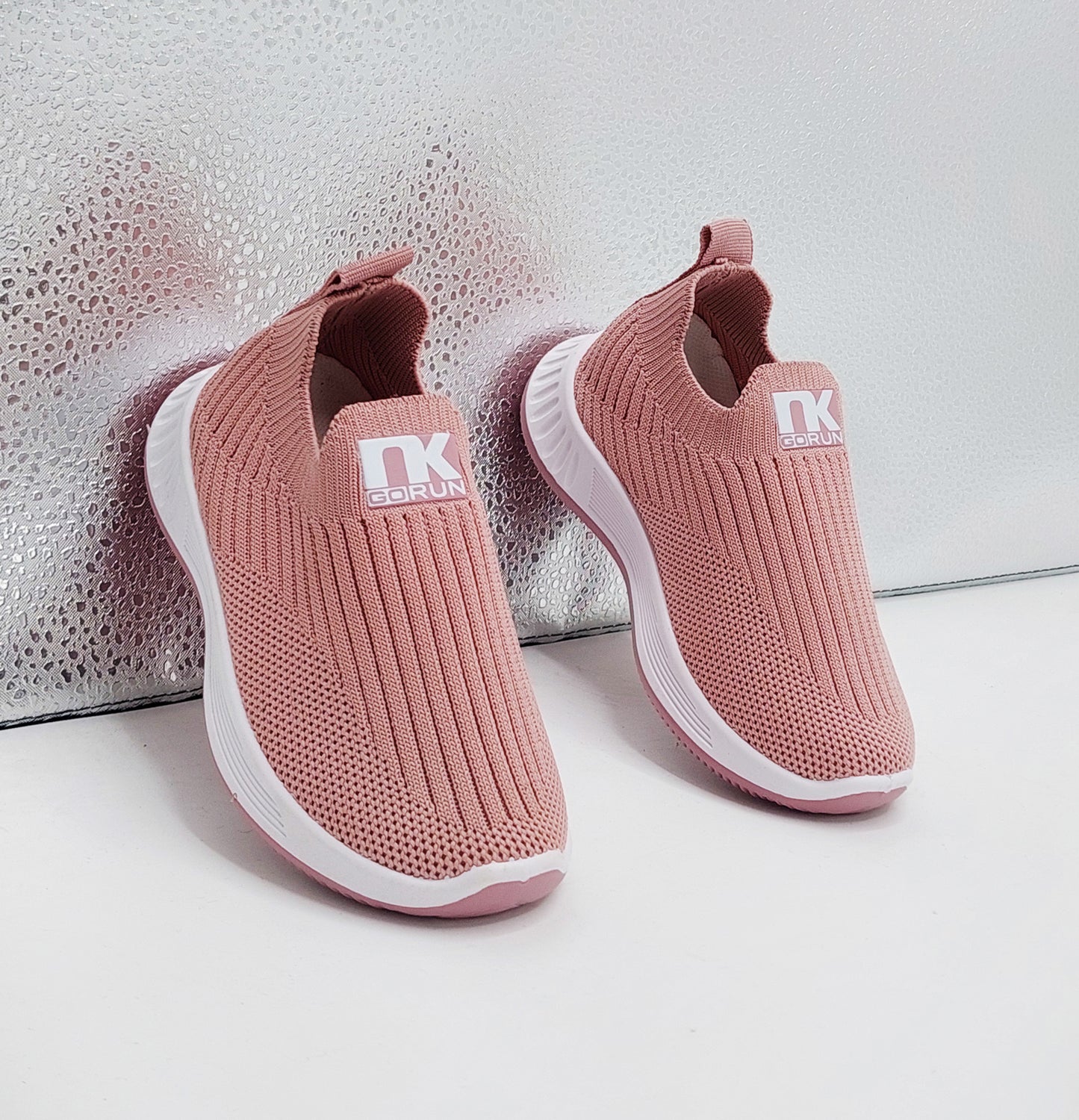 Easy to Wear Soft Comfortable Sketchers for Kids - 715 (Pink)