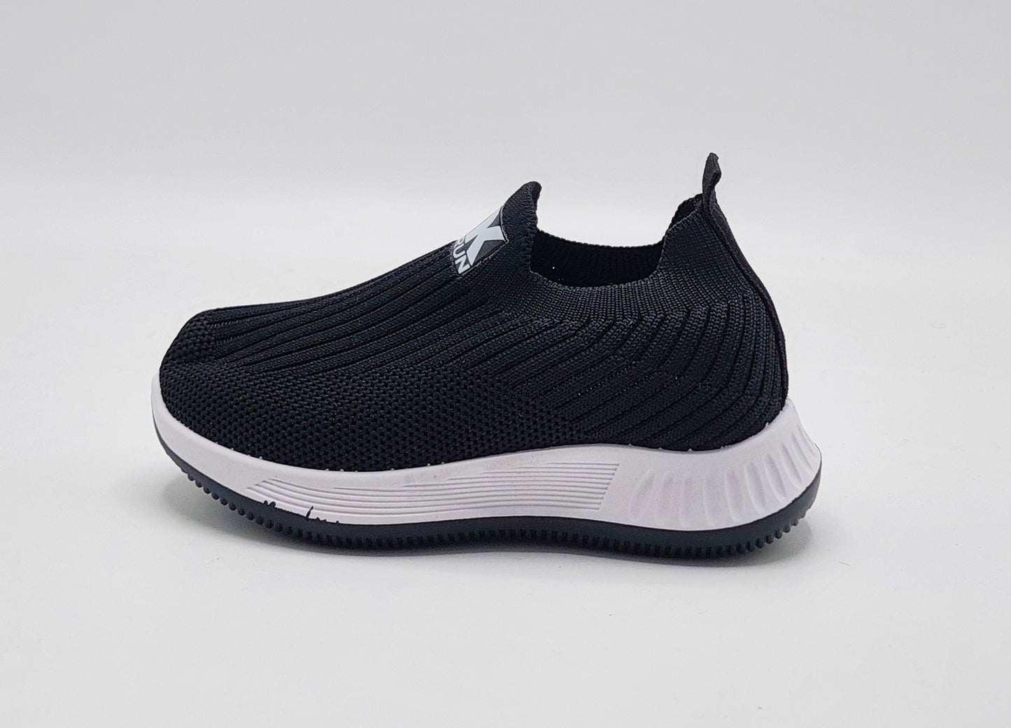 Easy to Wear Soft Comfortable Sketchers for Kids - 715 (Black)