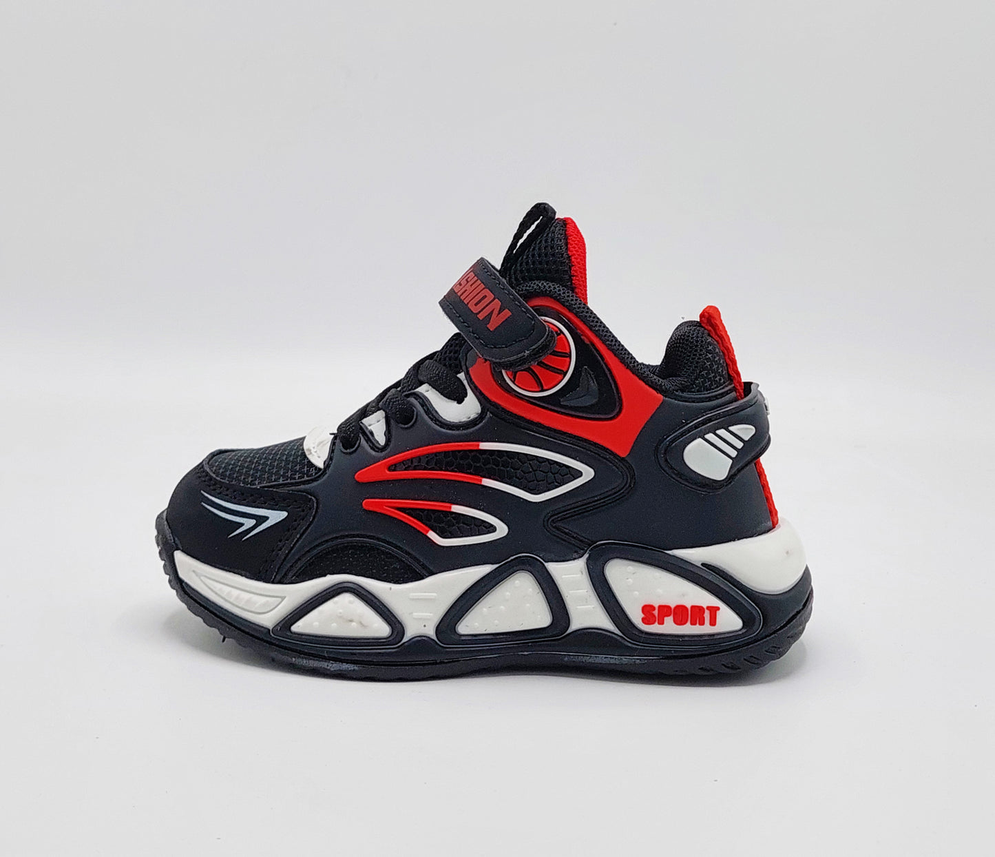 Premium Quality Trendy Look Sneakers for Kids - SB05 (Black)