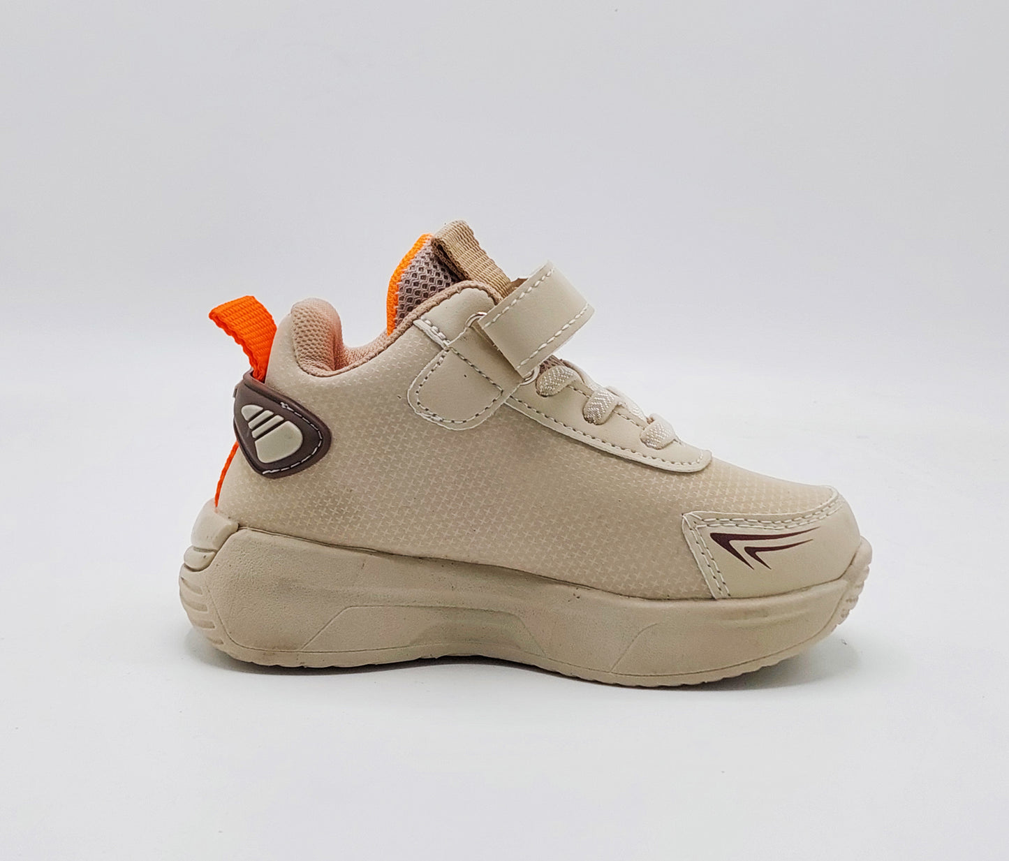 Premium Quality Trendy Look Sneakers for Kids - SB05 (Brown)