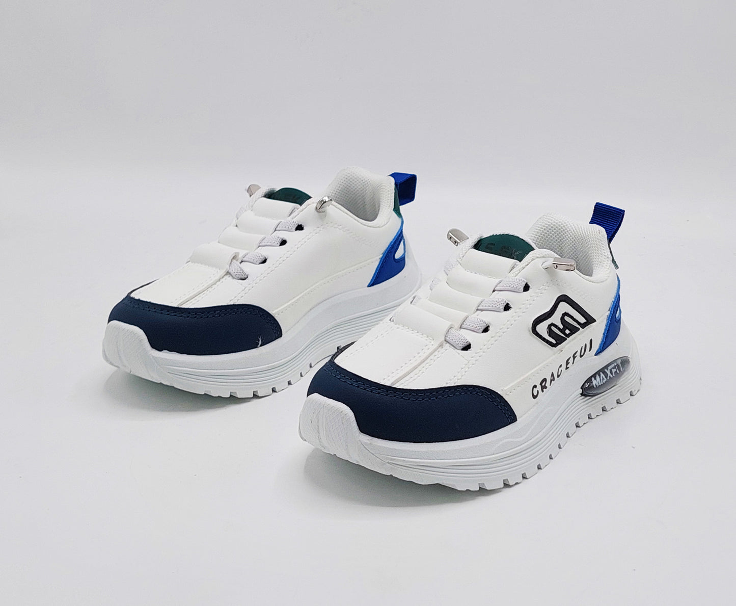 Premium Quality Trendy Look Sneakers for Kids - MFT08 (White)