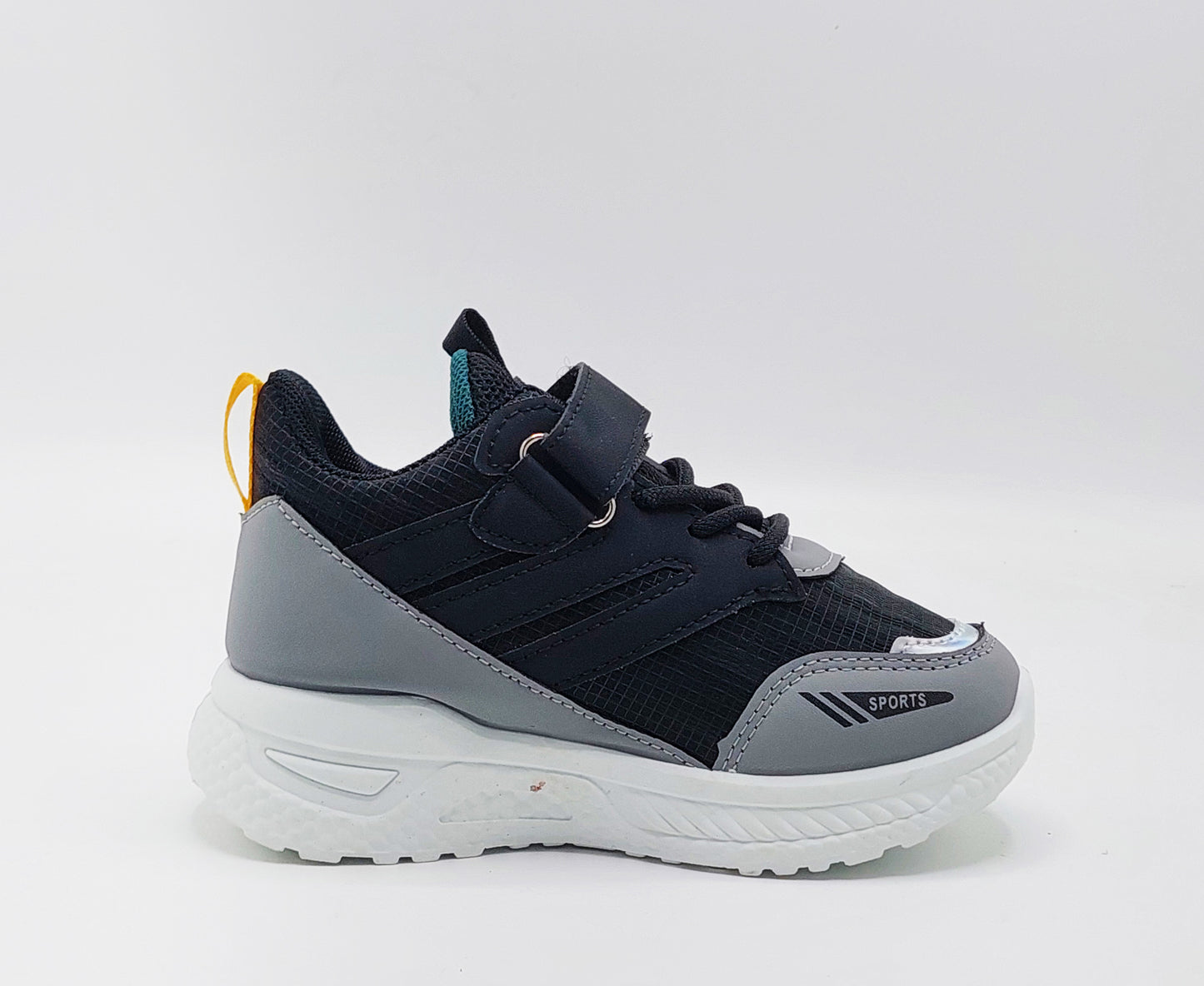 Premium Quality Trendy Look Sneakers for Kids - BFT32 (Black)