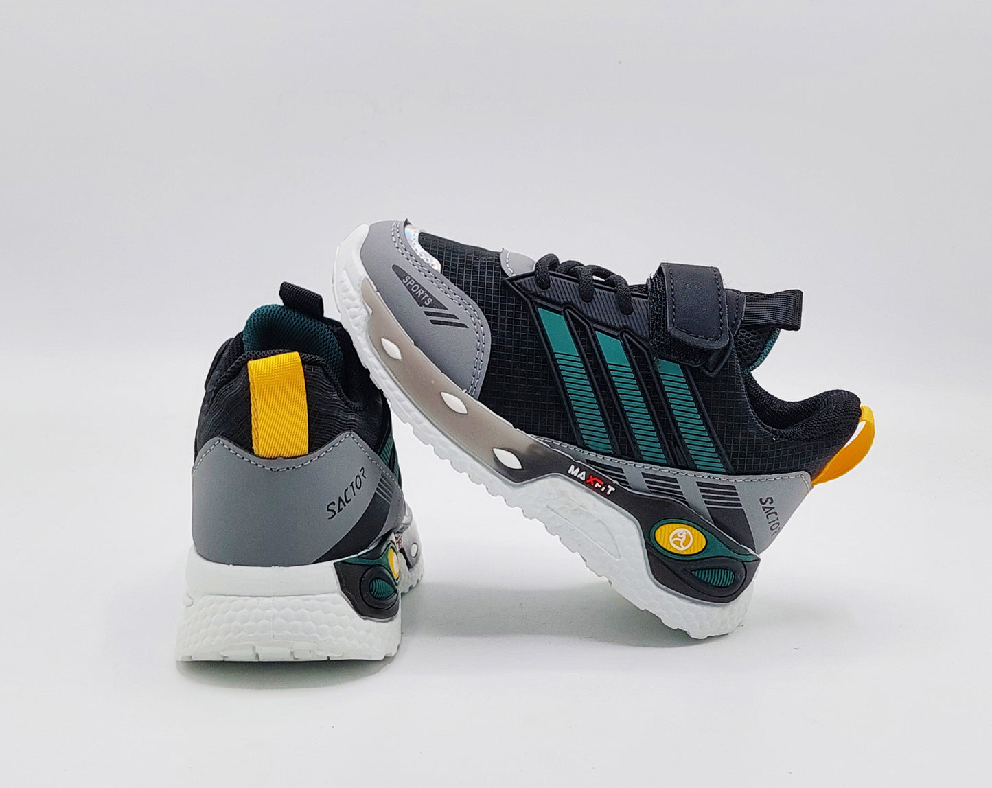 Premium Quality Trendy Look Sneakers for Kids - BFT32 (Black)