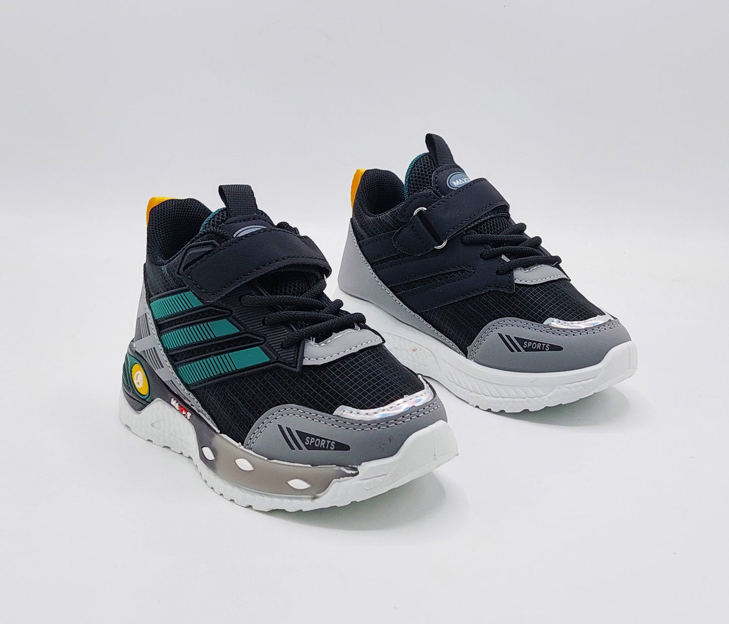 Premium Quality Trendy Look Sneakers for Kids - BFT32 (Black)