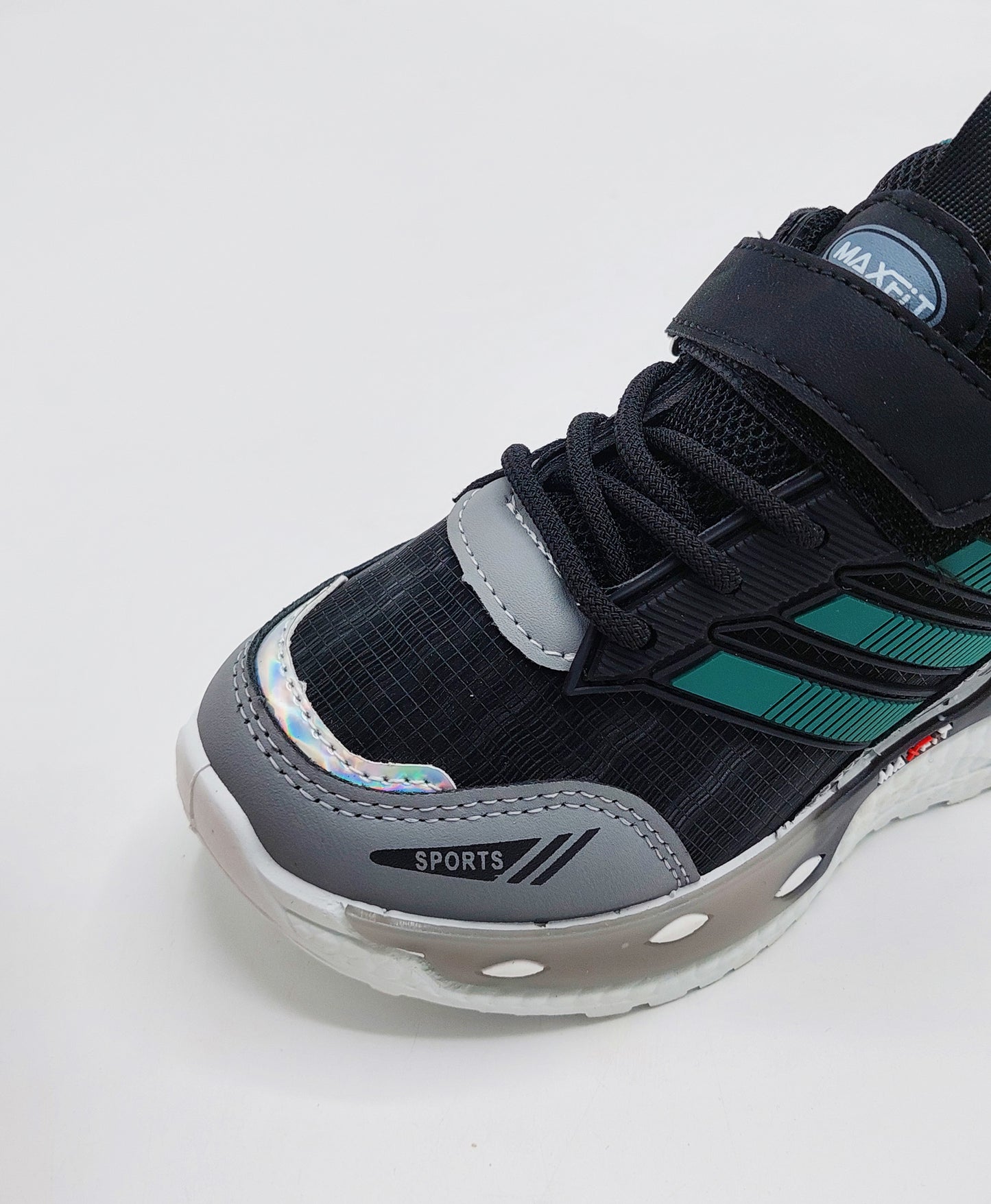 Premium Quality Trendy Look Sneakers for Kids - BFT32 (Black)