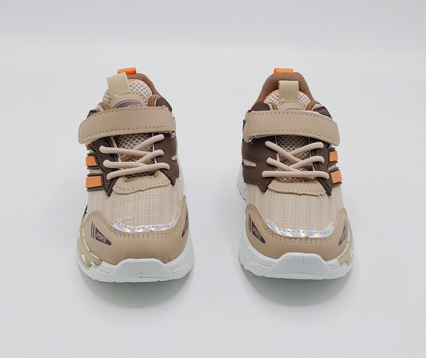 Premium Quality Trendy Look Sneakers for Kids - BFT32 (Brown)