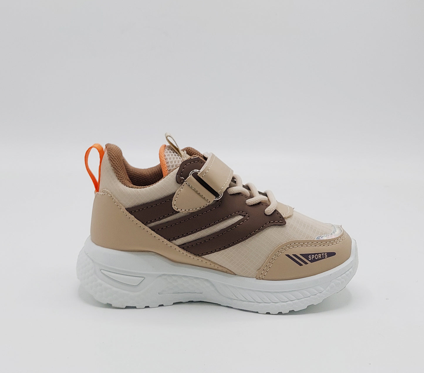 Premium Quality Trendy Look Sneakers for Kids - BFT32 (Brown)