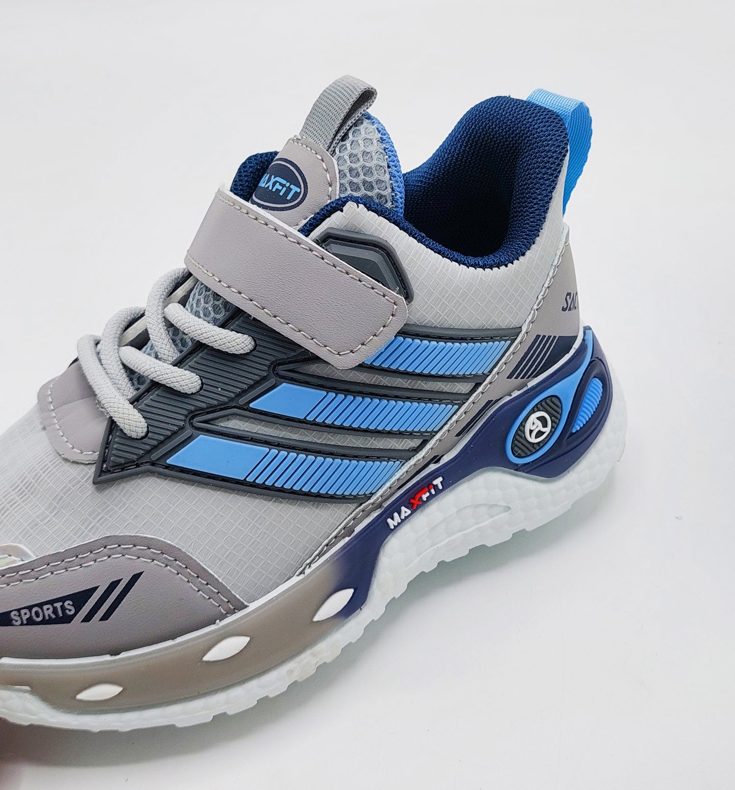 Premium Quality Trendy Look Sneakers for Kids - BFT32 (Gray)