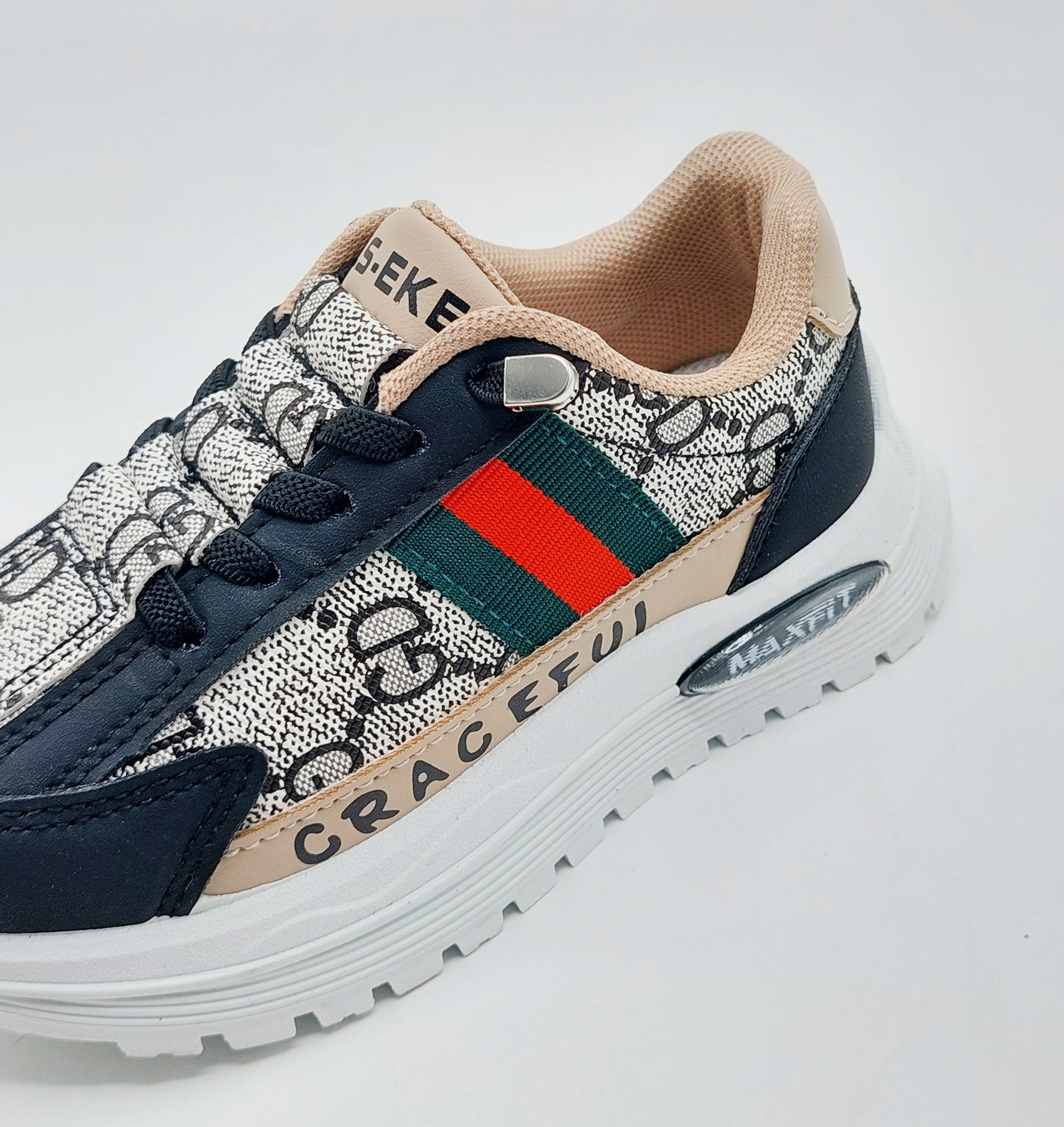 Premium Quality Trendy Look Sneakers for Kids - MFT06 (Black)